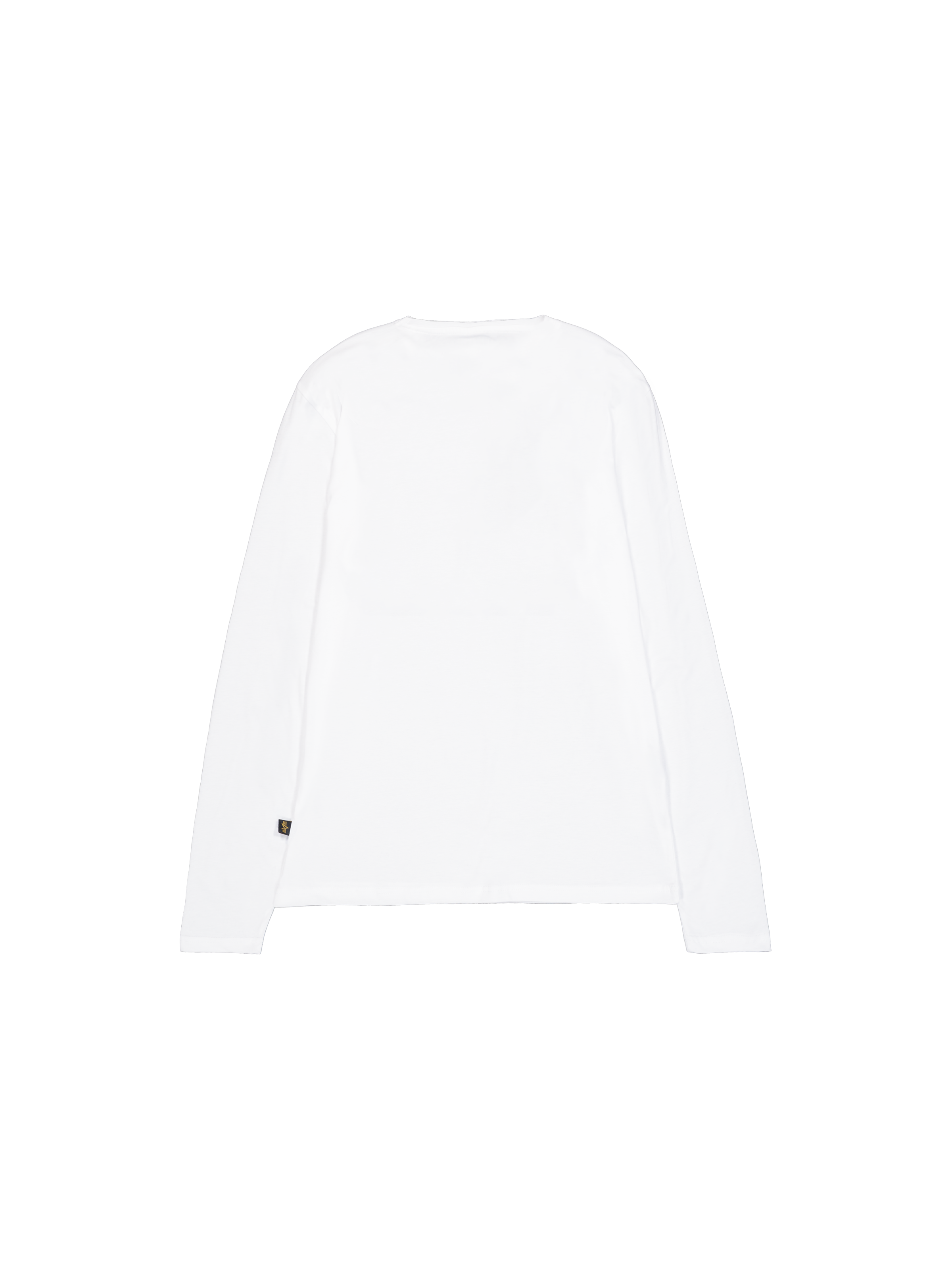 Basic Big Logo Longsleeve white 100510_09_1_flatlay_00002_110168