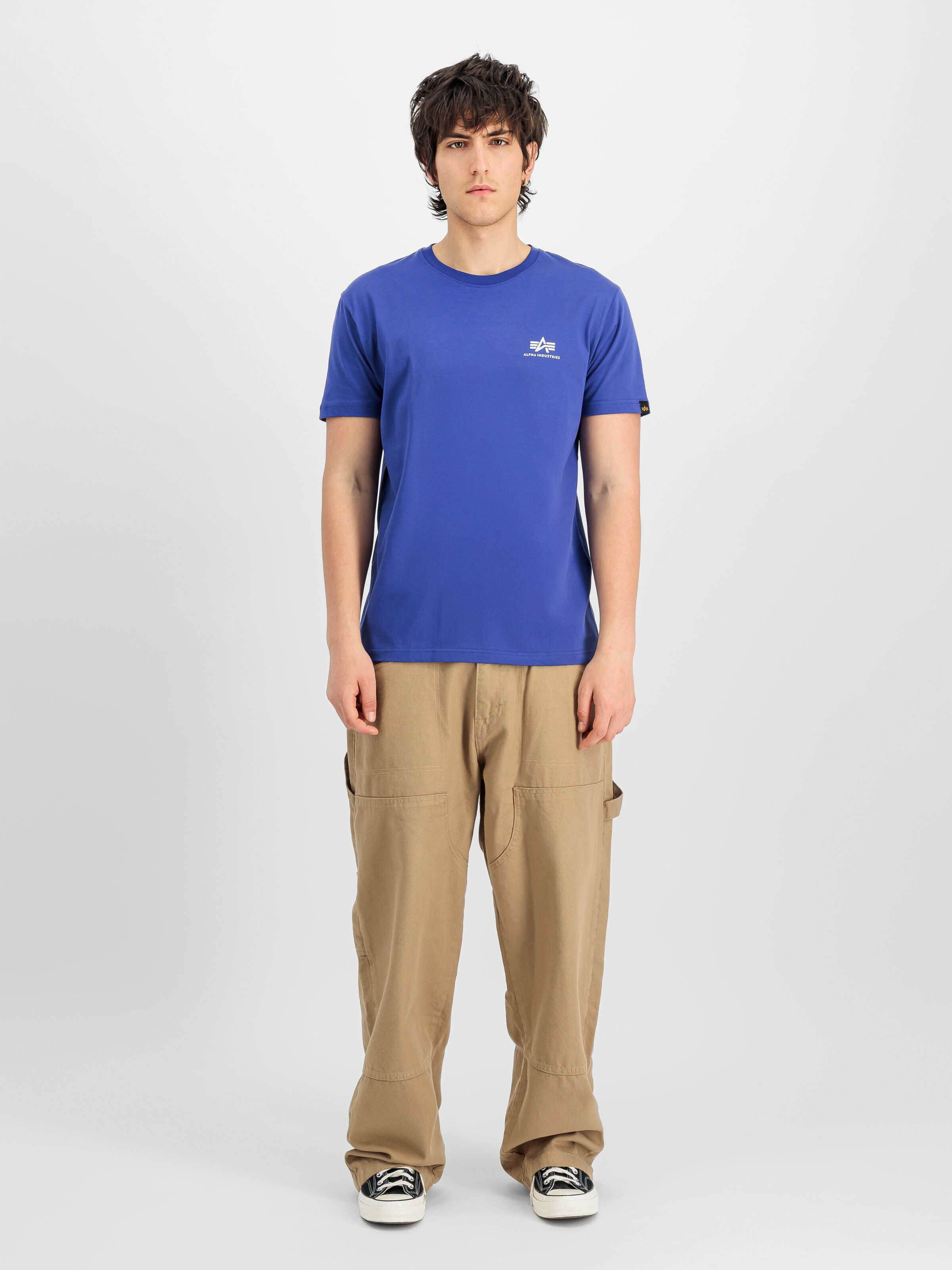 Basic Small Logo T-Shirt galactic blue 188505_402_2_model_00001_233046