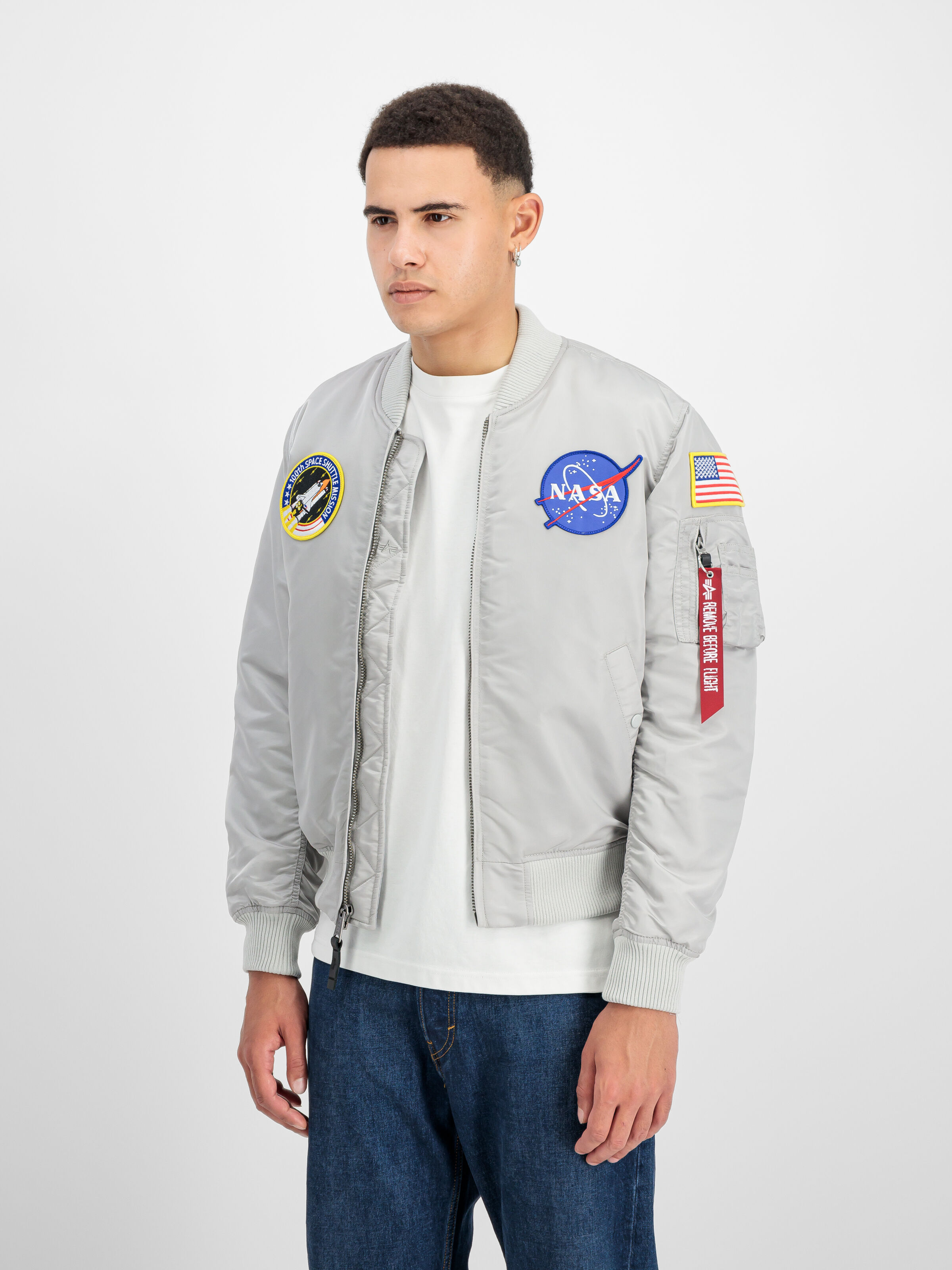 MA-1 VF NASA Bomber Jacket pastel grey 166107_666_2_model_00002_184864