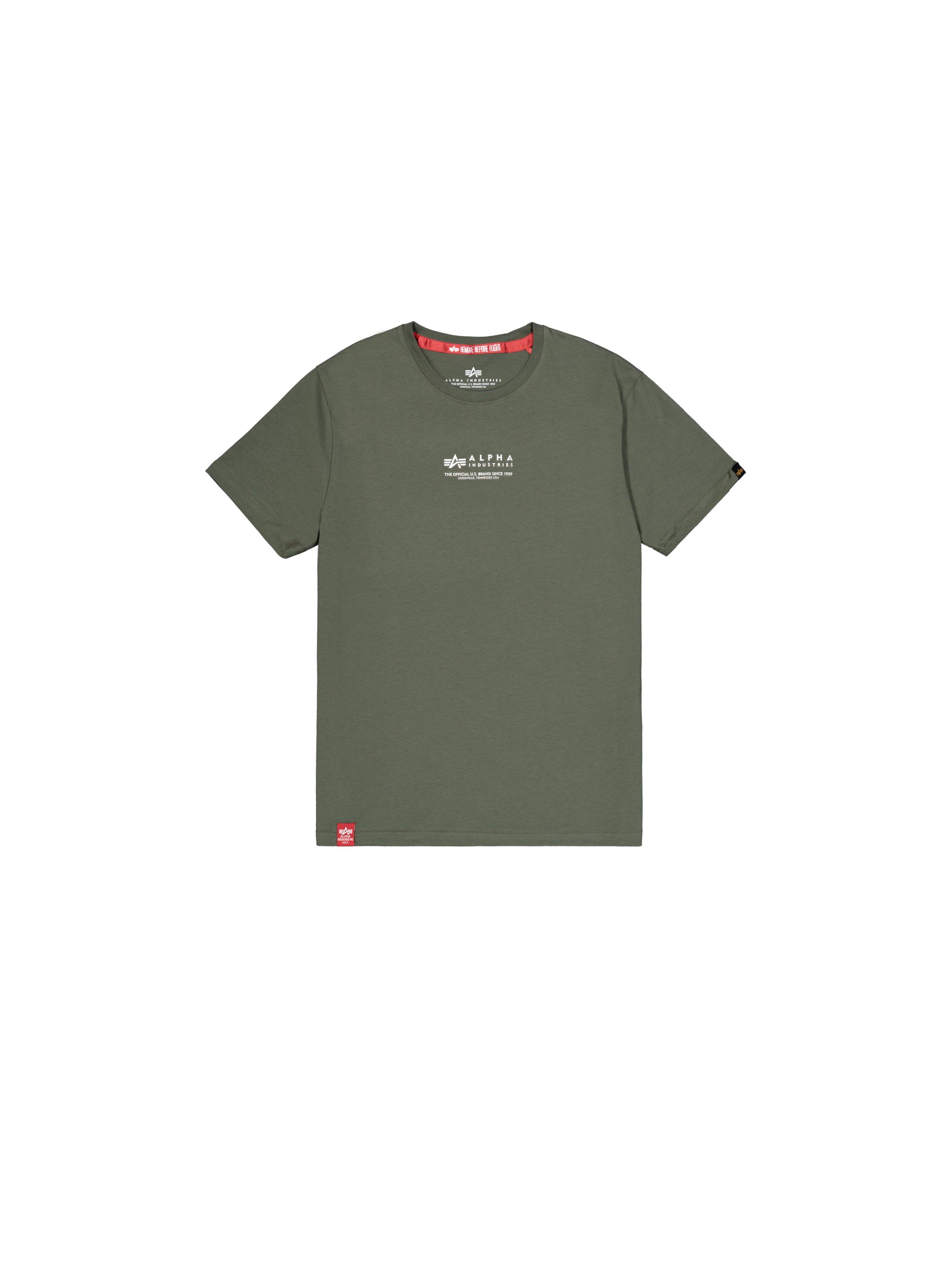 Alpha Wording T-Shirt dark olive 108501_142_1_flatlay_00001_194563.png