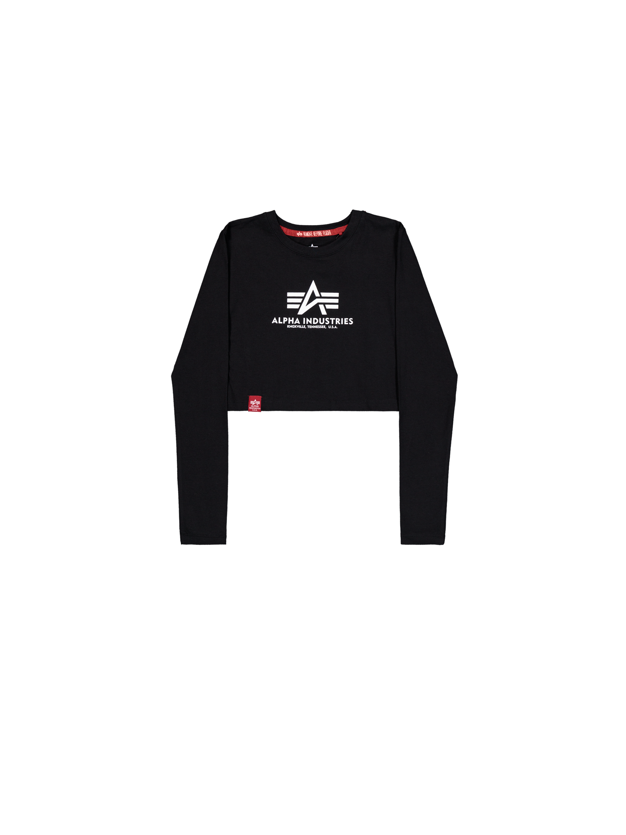 Basic Cropped Longsleeve Women black Basic Cropped Longsleeve Women