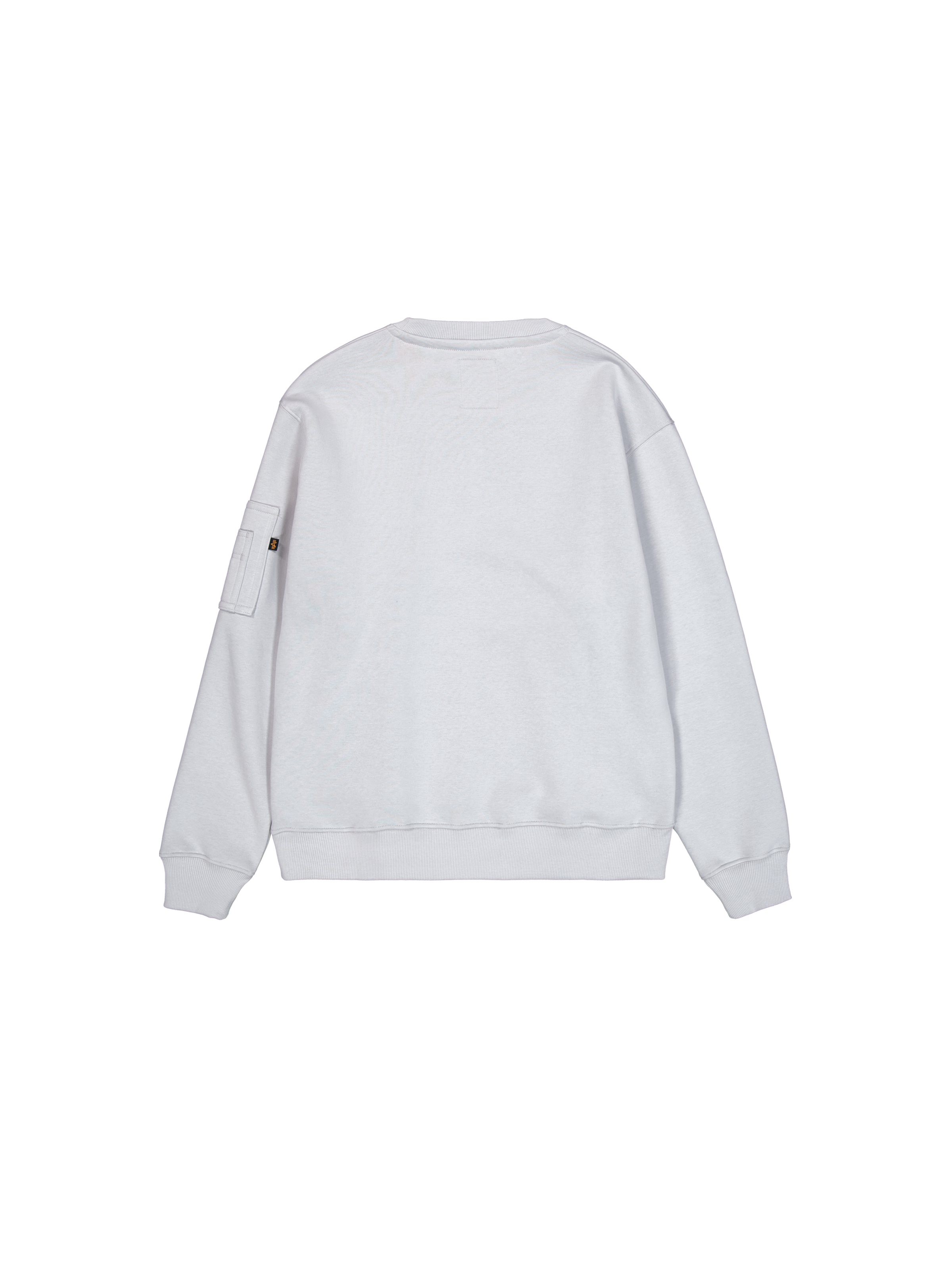 Satin Logo Sweatshirt pastel grey 148311_666_1_flatlay_00002_98537