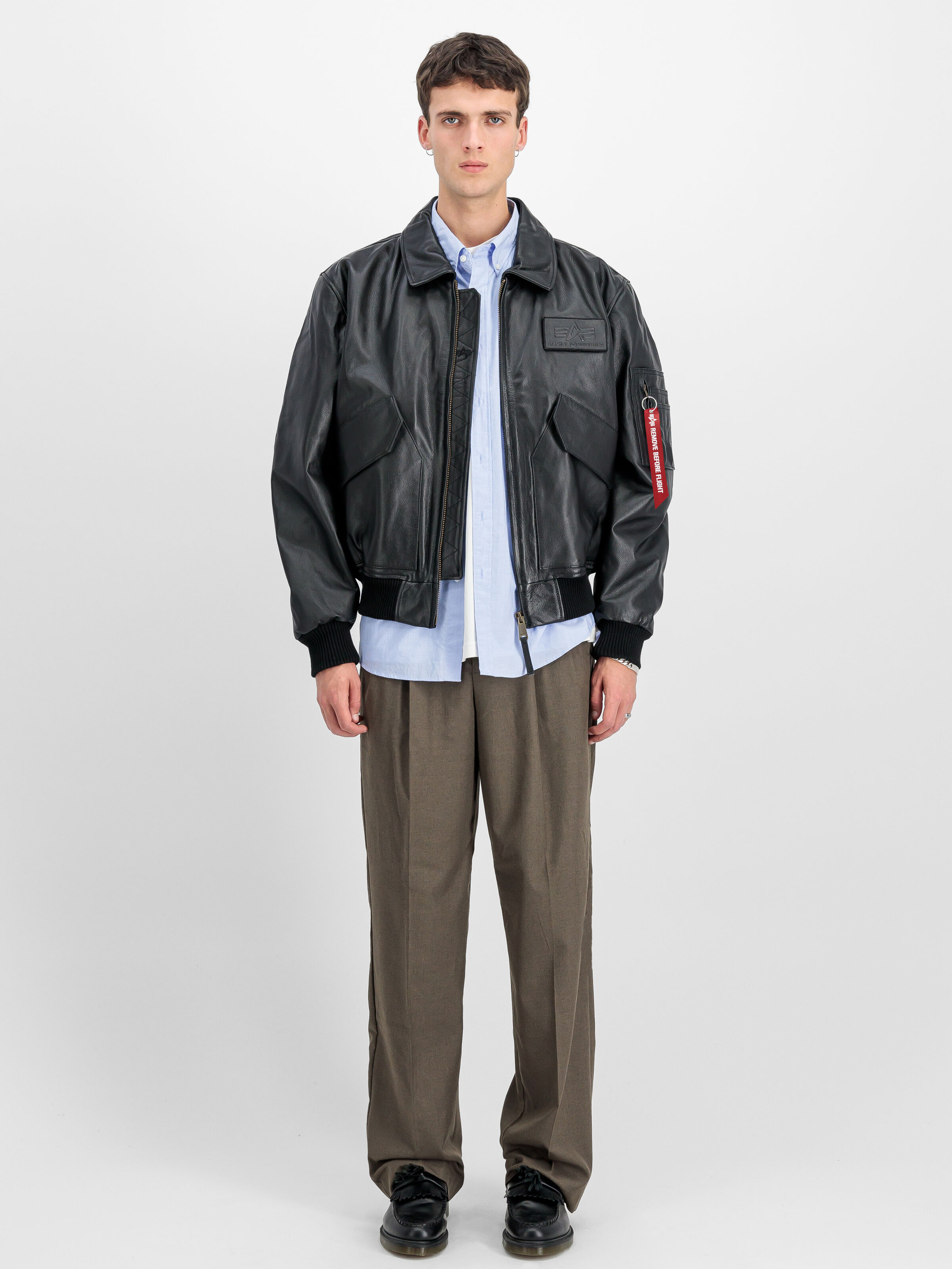 CWU-45/P Leather MODify Bomber Jacket black 100109_03_2_model_00001_248408