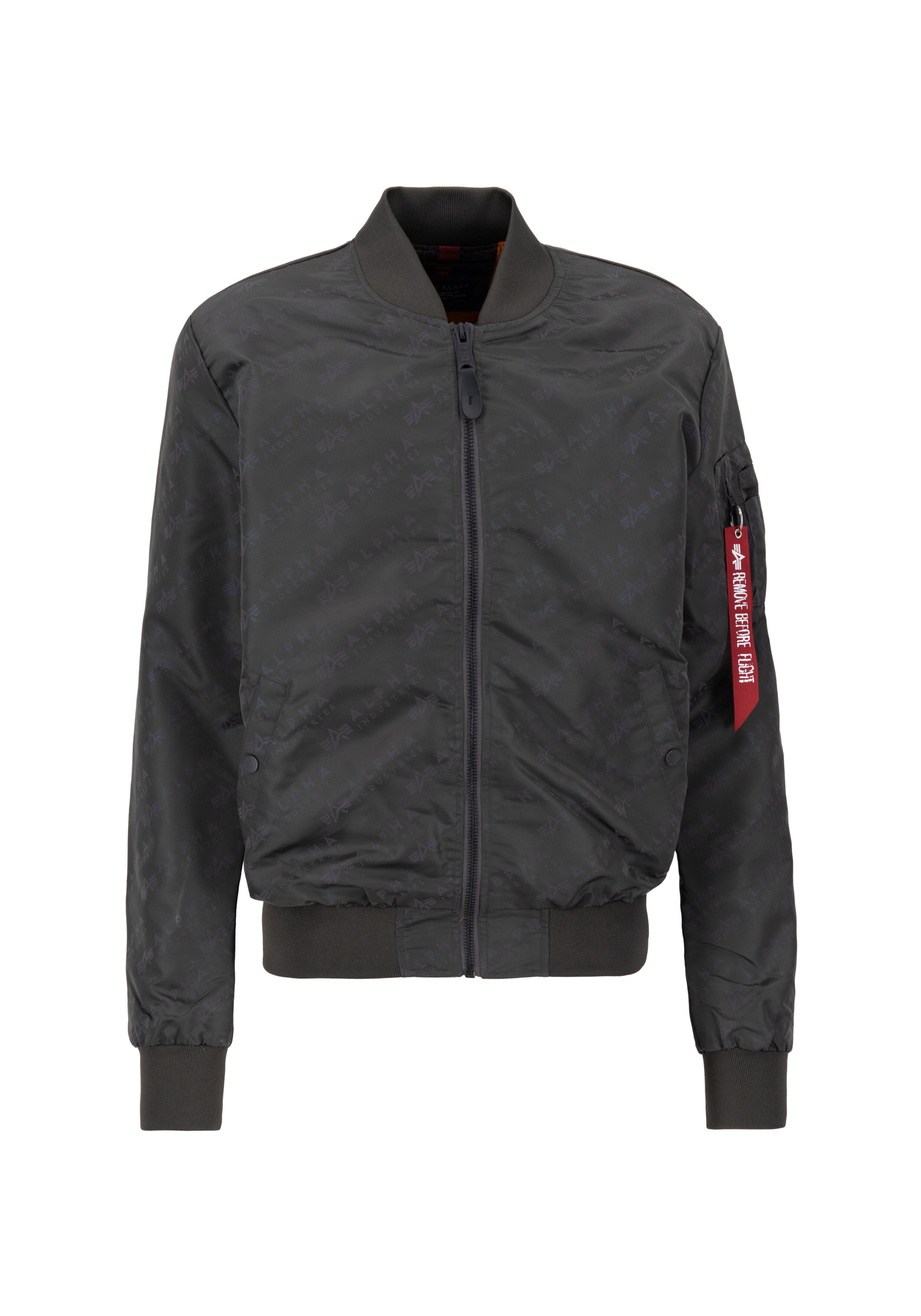 MA-1 Light Weight Allover Print Rainbow Reflective Bomber Jacket greyblack 106109_136_002_121831