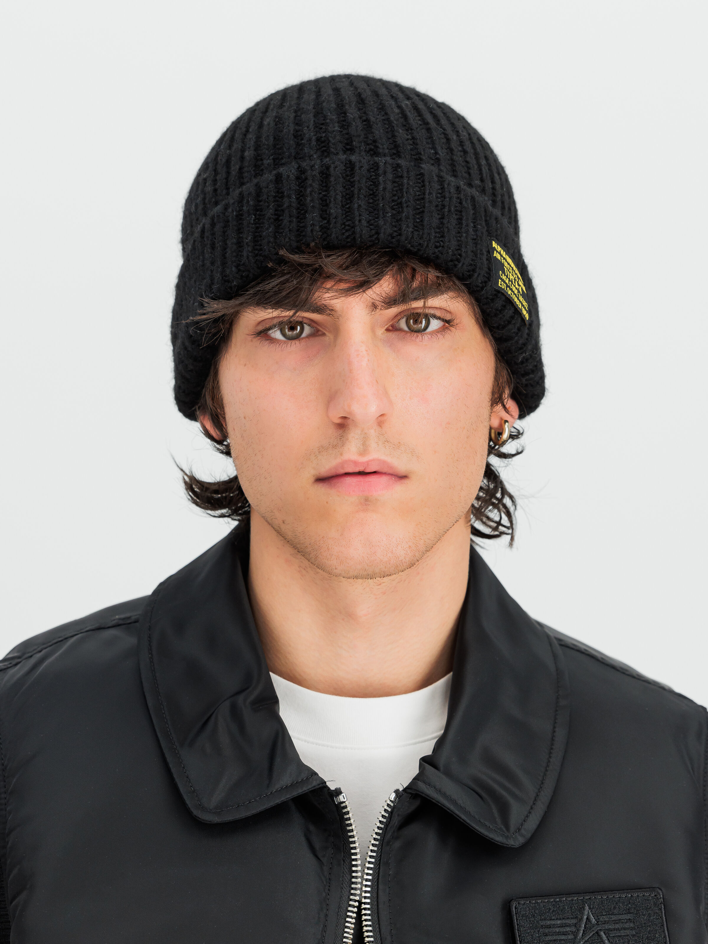 A-4 Watch Vintage Beanie black 268918_03_2_model_00001_231739