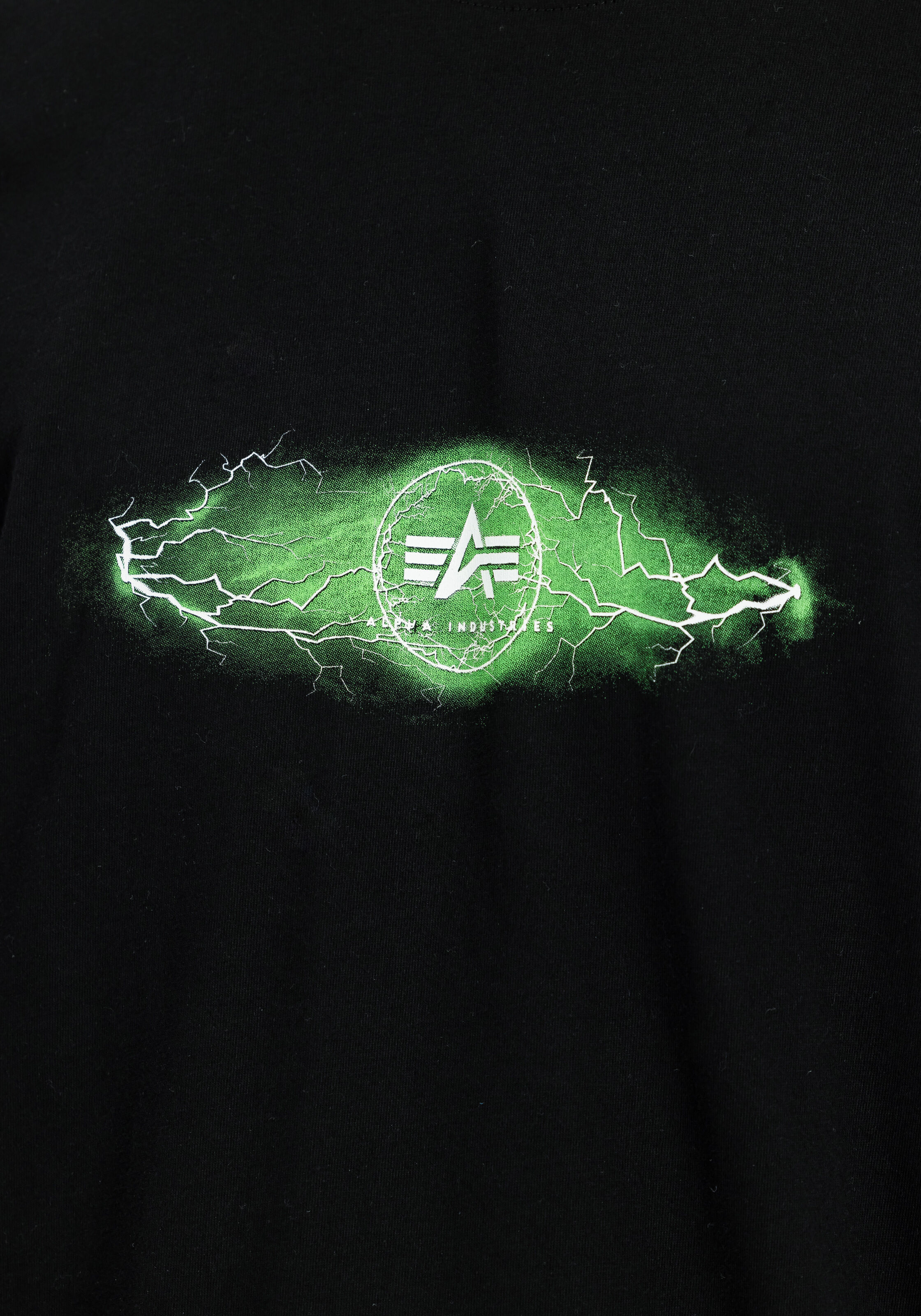 Lightning T-Shirt black/poisongreen 156562_208_3_detail_00001_146613