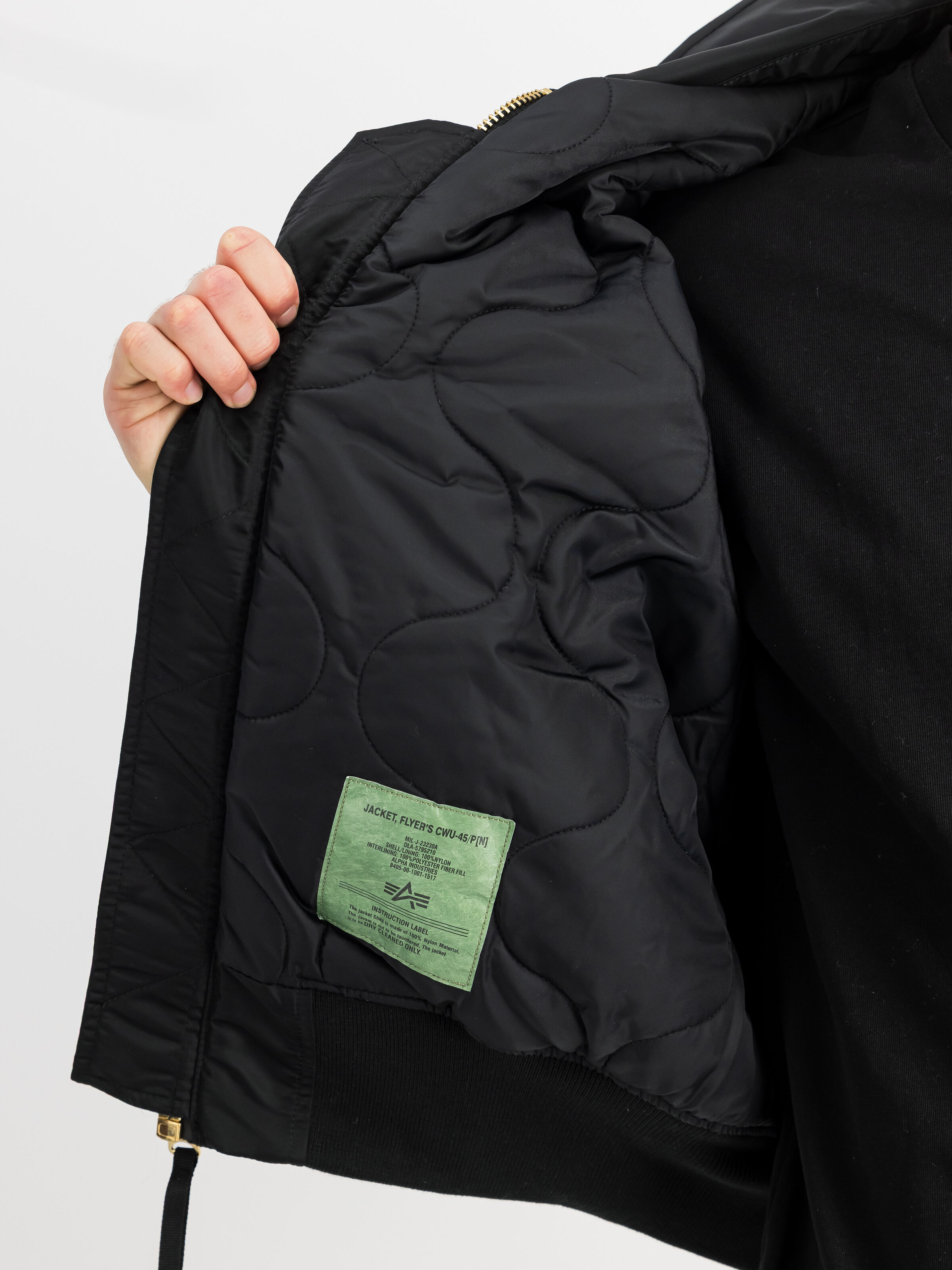 Alpha Industries x Slam Jam CWU-45 Bomber Jacket black 156156_03_3_detail_00001_202096