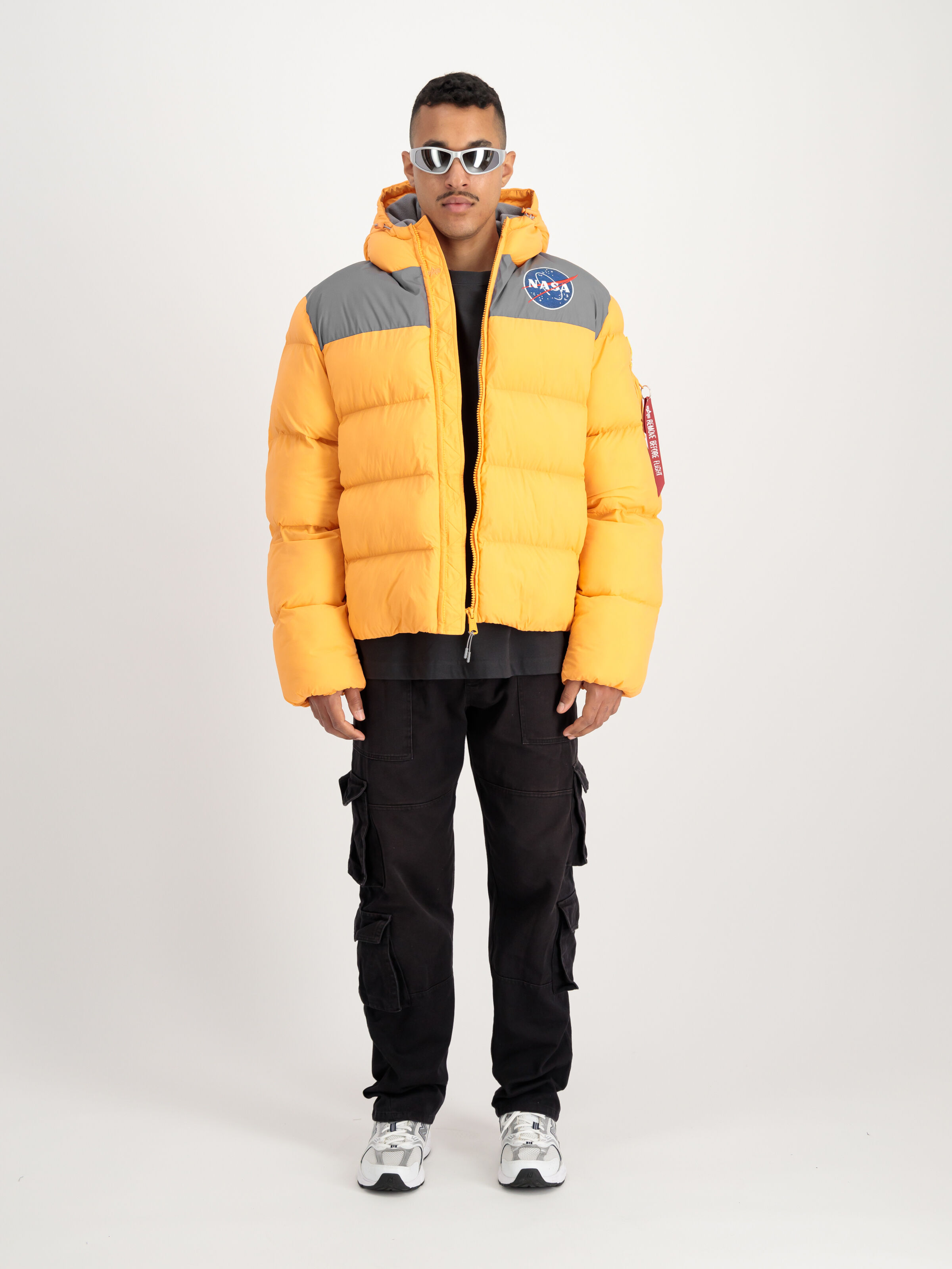 NASA Holographic Print Winter Jacket tangerine 148135_710_2_model_00001_128535