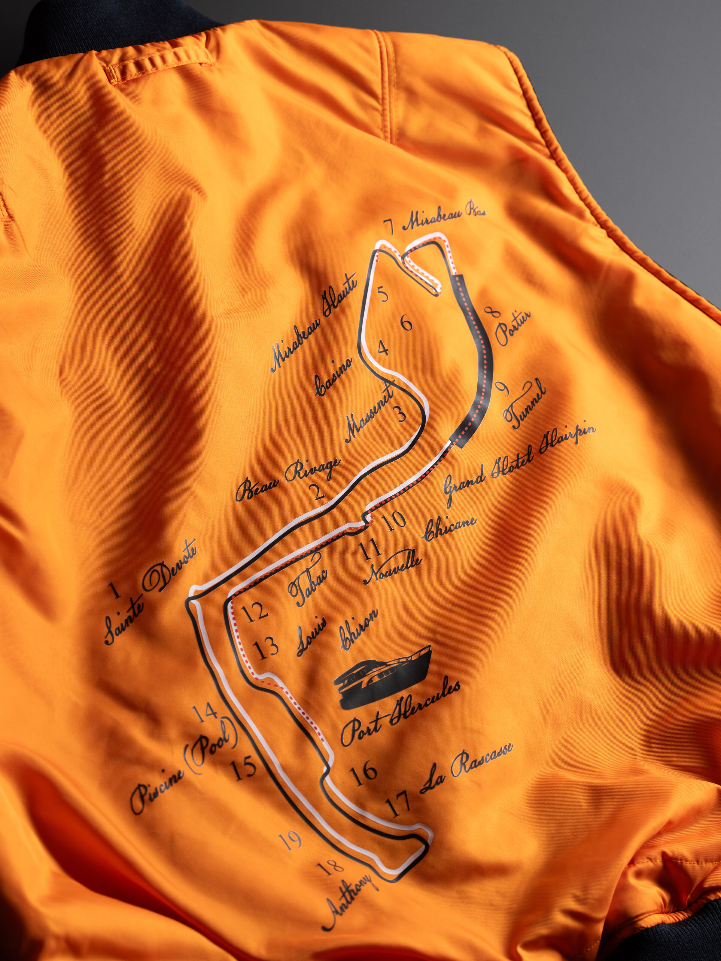 Monaco Grand Prix Private Waters MA-1 Vest rep.blue 156163_07_3_detail_00004_181360