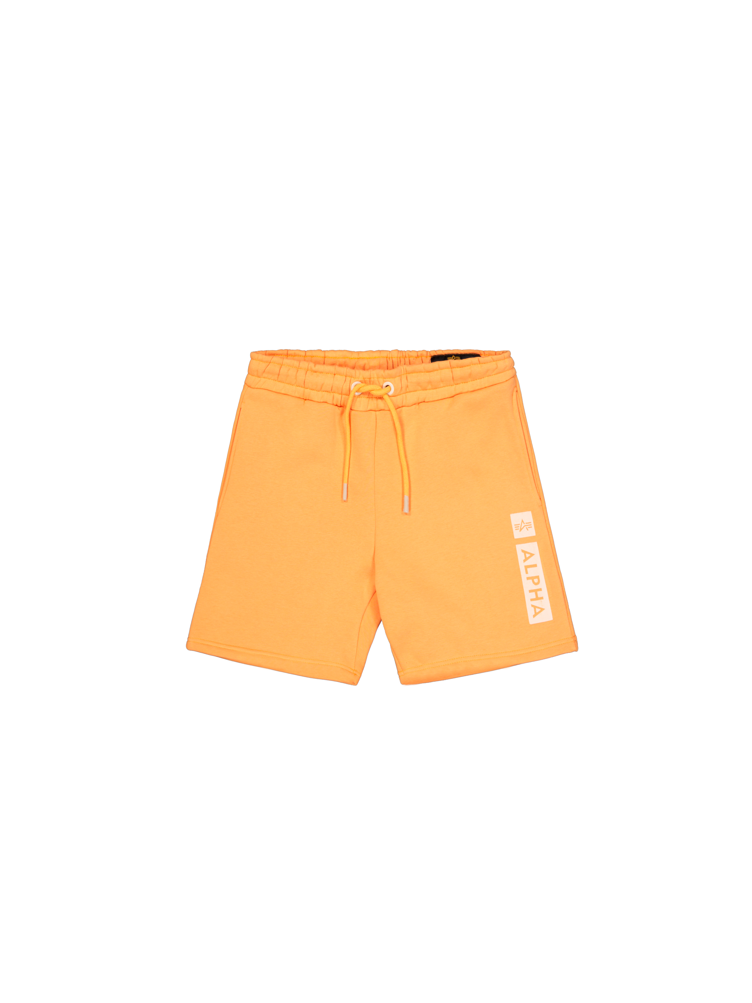 Alpha Puff Print Short tangerine 146365_710_1_flatlay_00001_225023