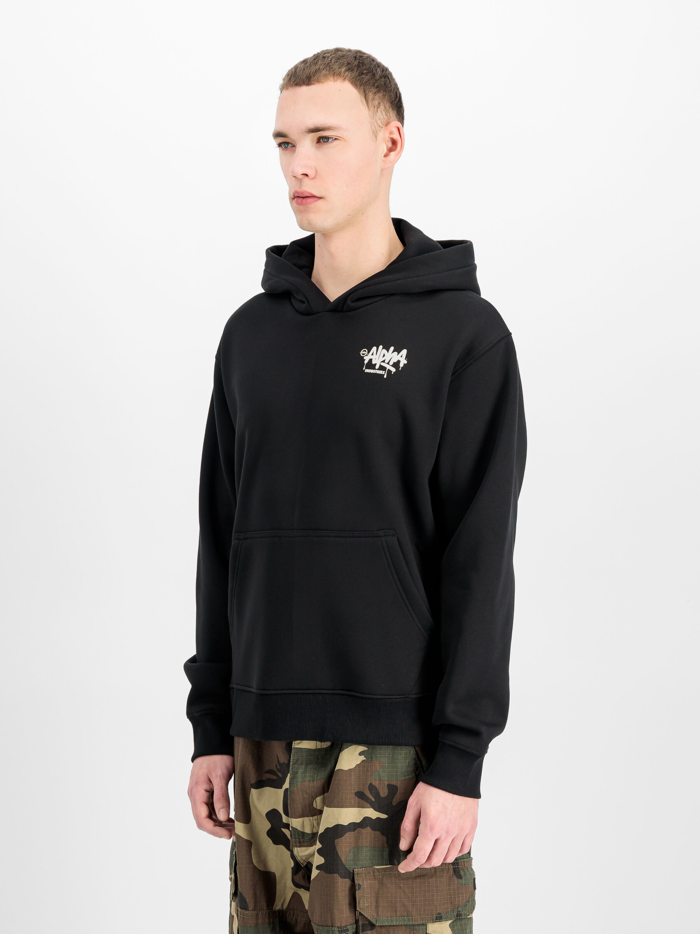 Alpha Signature Hoodie black 266350_03_2_model_00002_220217
