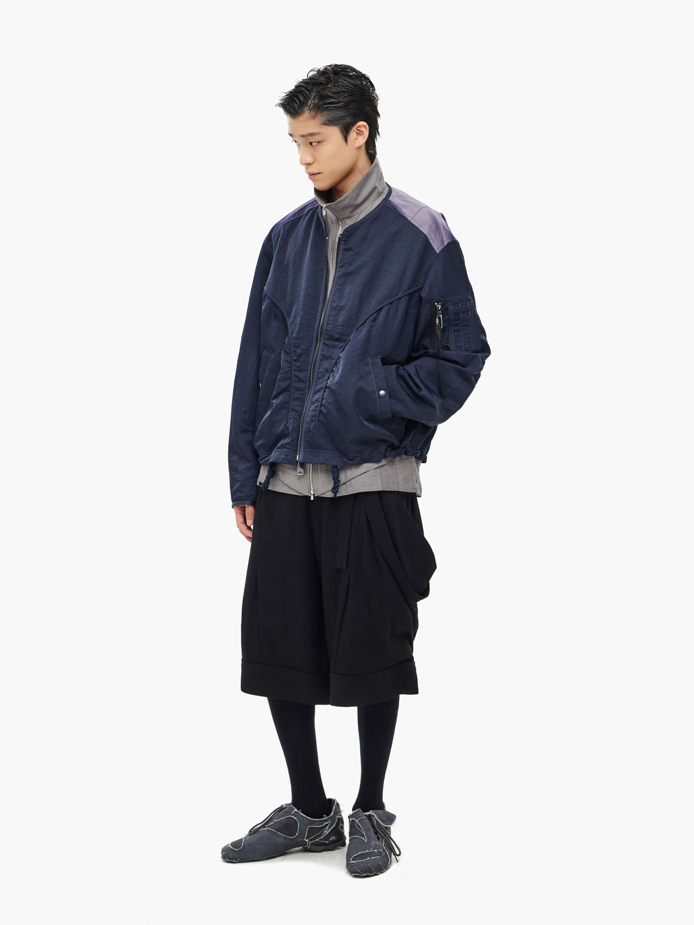 ALPHA x JIYONGKIM Sun-Bleached Liner Jacket navy 266126_02_2_model_00001_225983