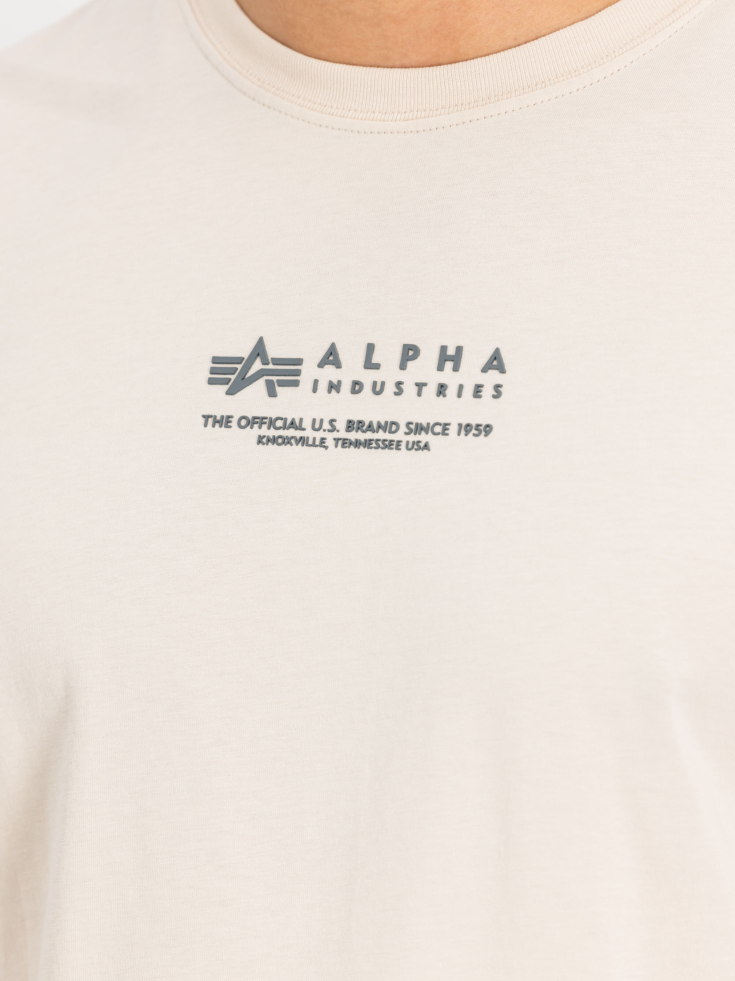 Alpha Wording T-Shirt jet stream white 108501_578_3_detail_00001_215112