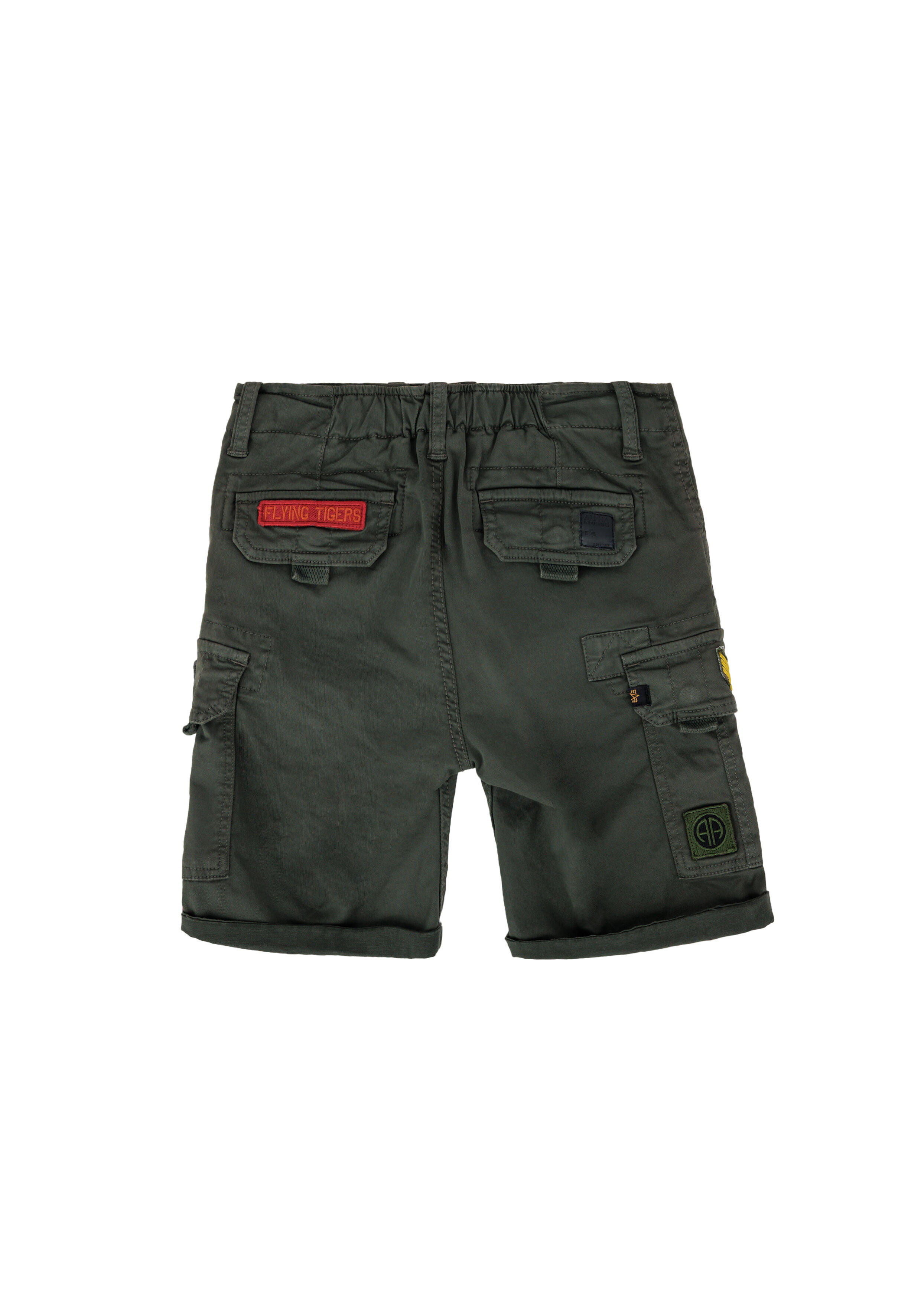 Crew Patch Short Kids greyblack 106720_136_002_122007