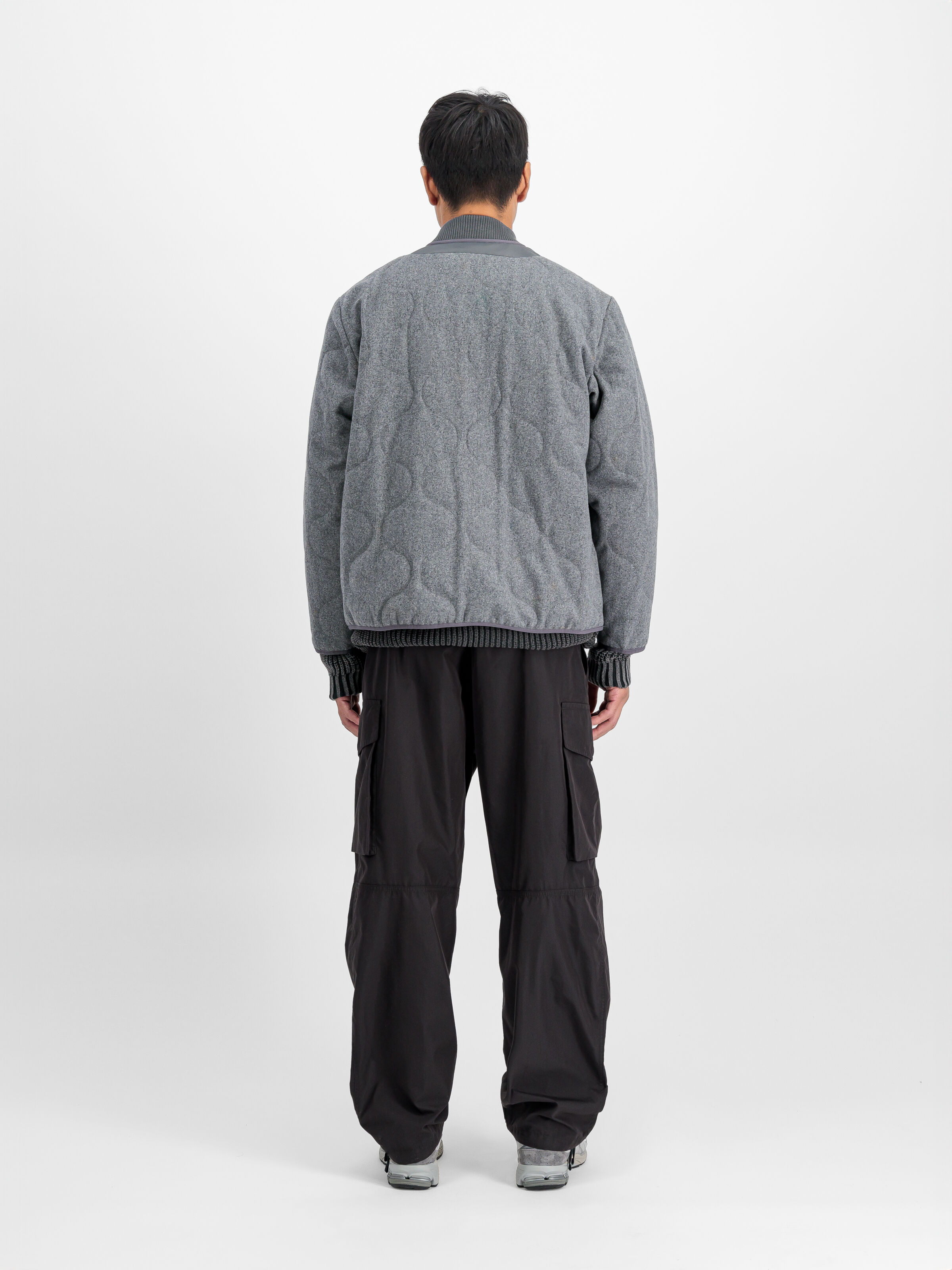 Quilted Liner Wool Outdoor Jacket silver 148113_31_2_model_00002_108510