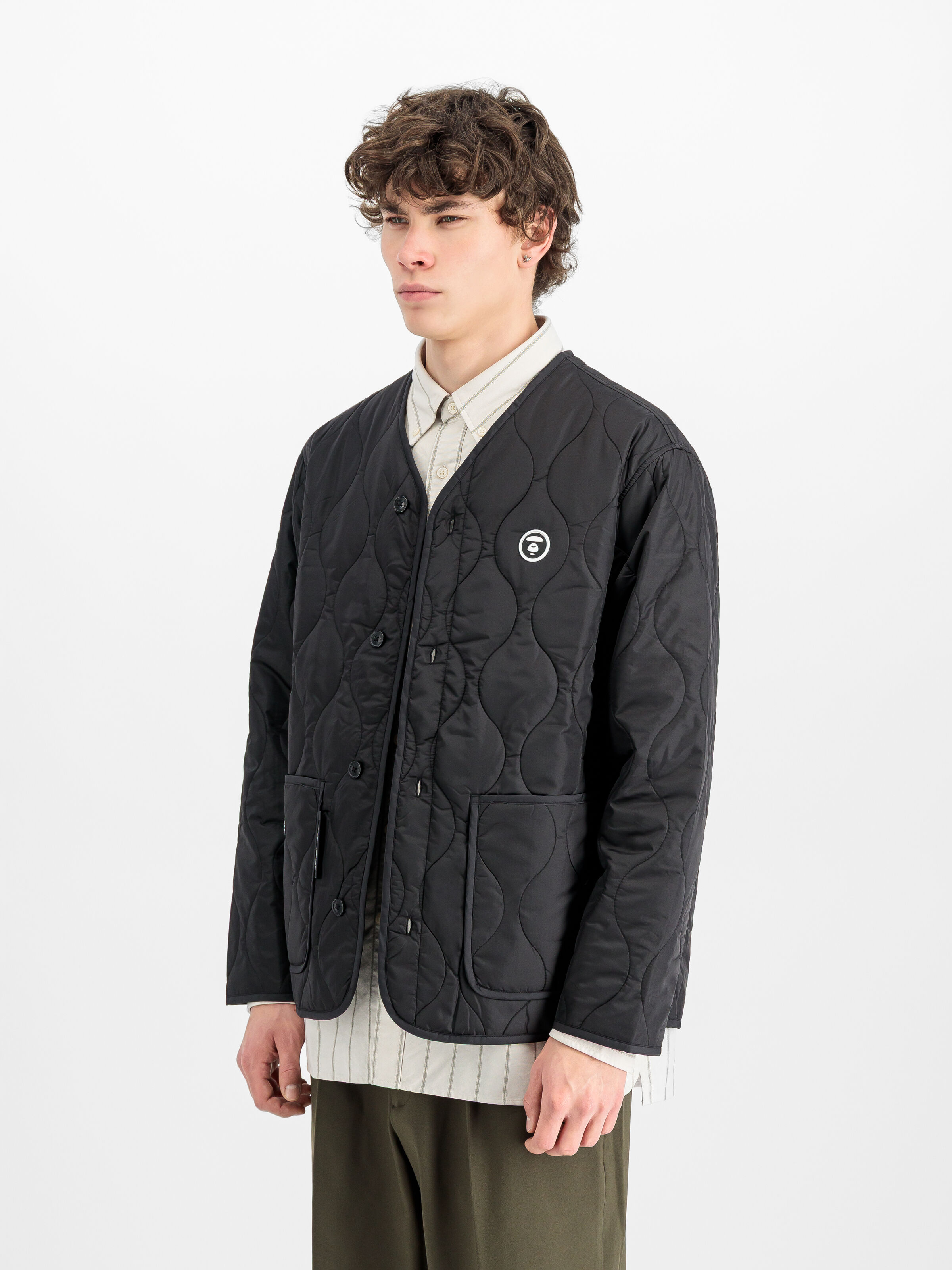 ALPHA x AAPE PADDING Lining Jacket black 258163_03_2_model_00002_212786