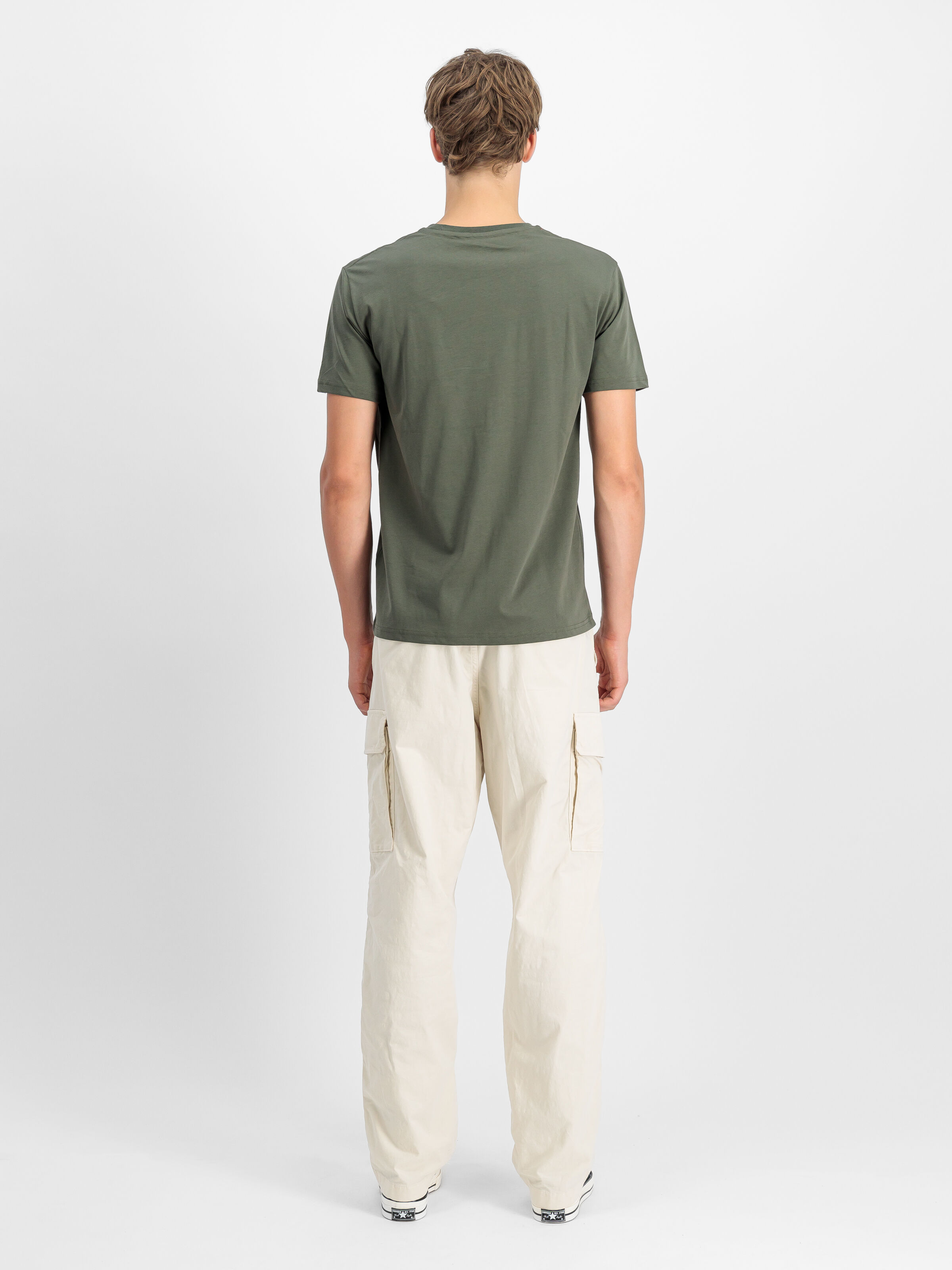 Camo Panel T-Shirt dark olive 148512_142_2_model_00002_107167
