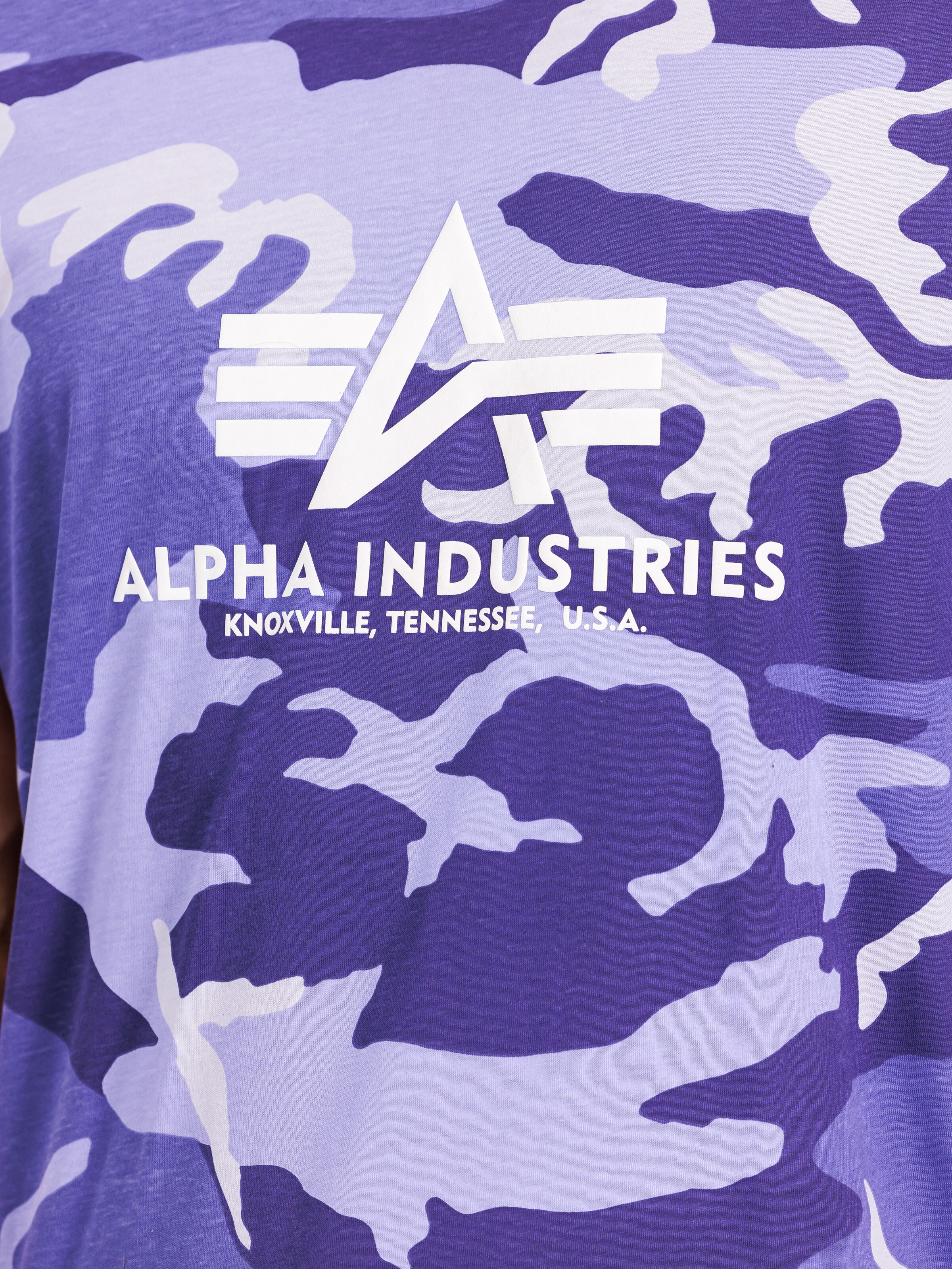 Basic Big Logo Camo PP T-Shirt night purple camo 100501CPP_738_3_detail_00001_118659