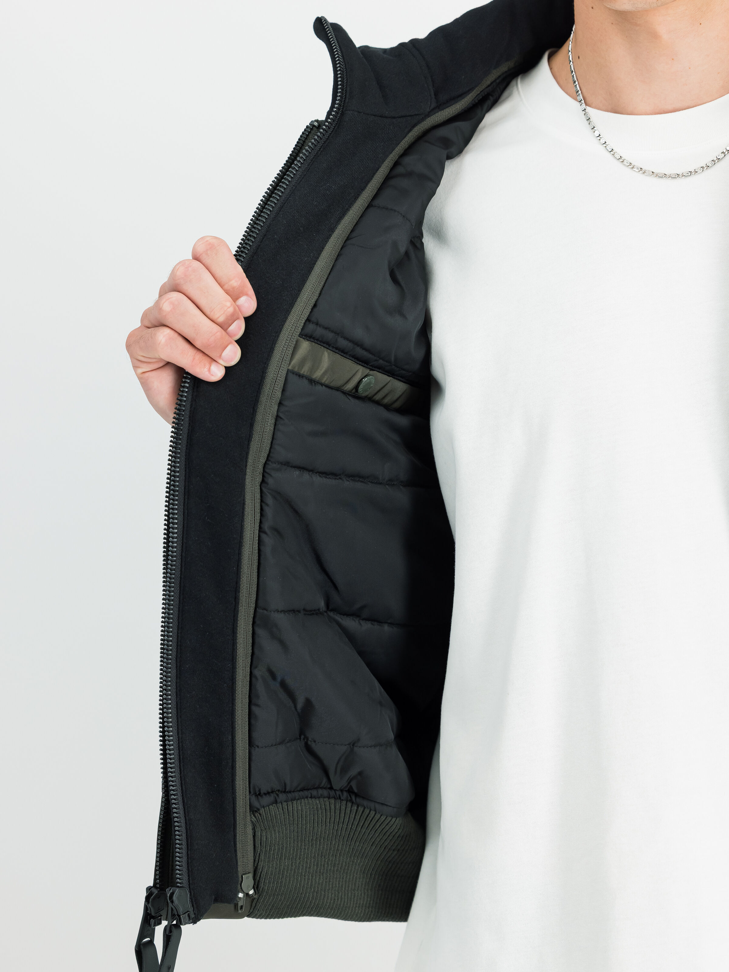 MA-1 D-Tec Hood Bomber Jacket black olive 183110_413_3_detail_00001_189409