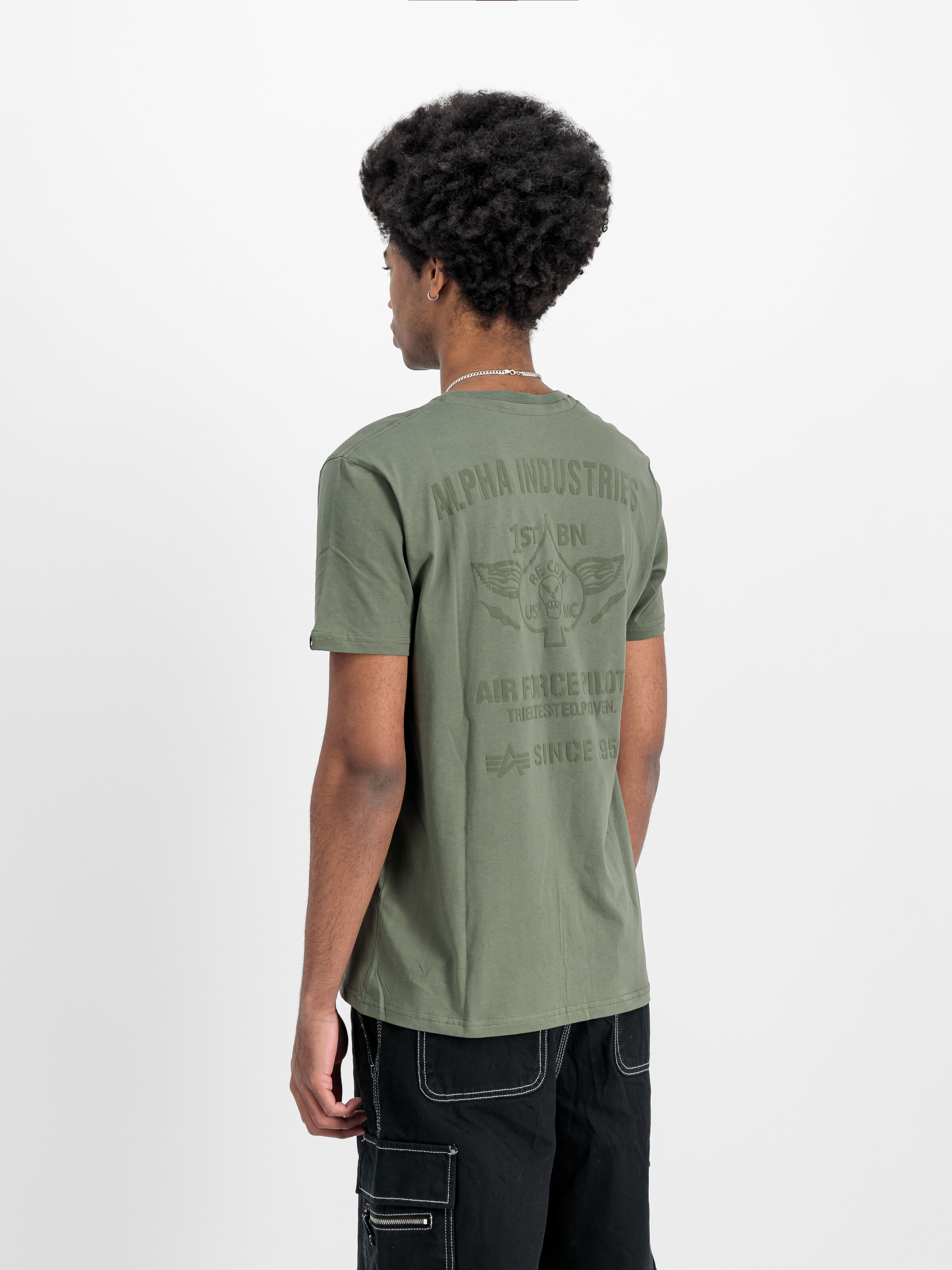 Air Force Pilot T-Shirt dark olive 138505_142_2_model_00004_131070