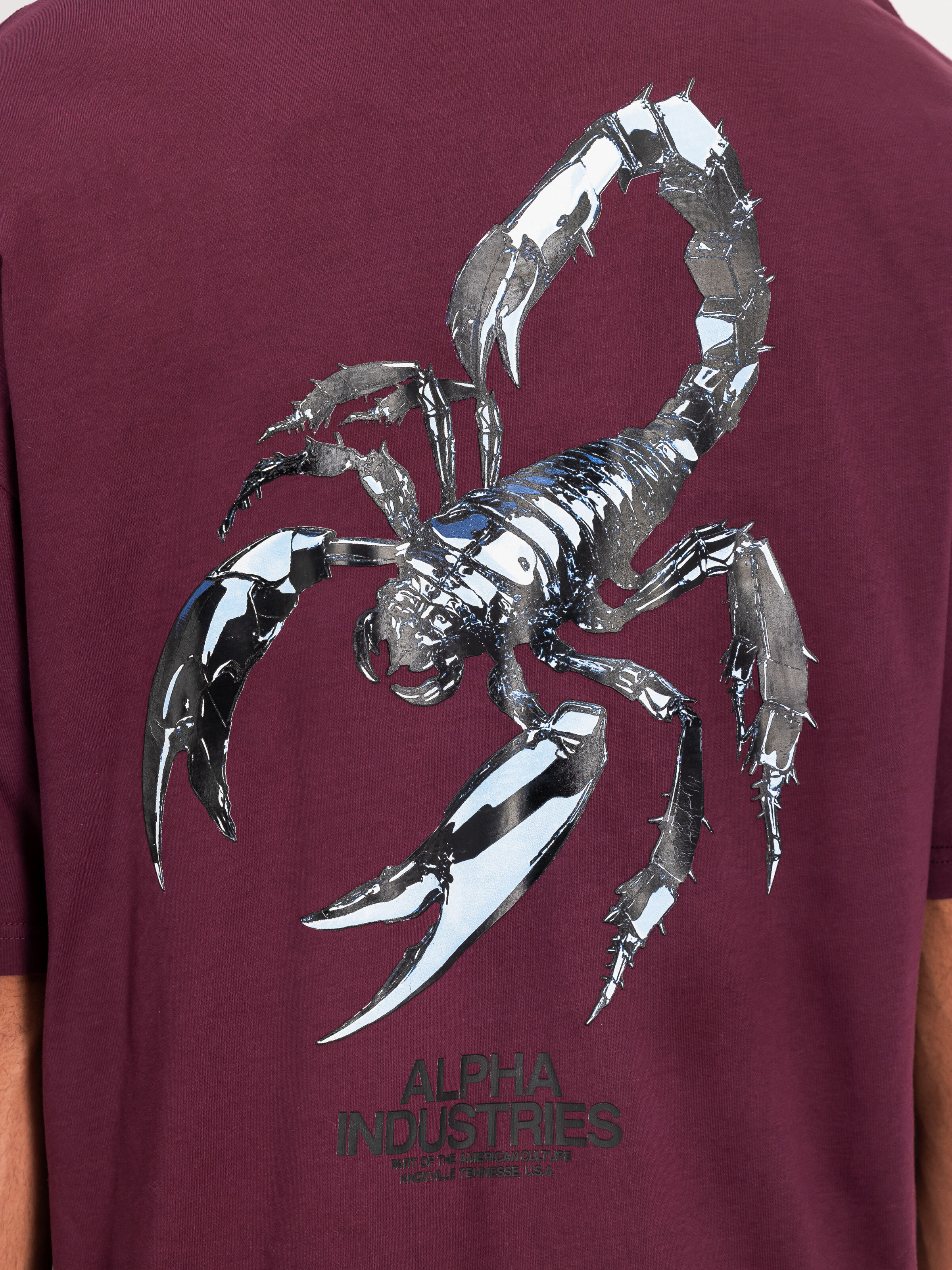 Scorpion Cyborg T-Shirt dark cherry 266515_608_3_detail_00002_210790