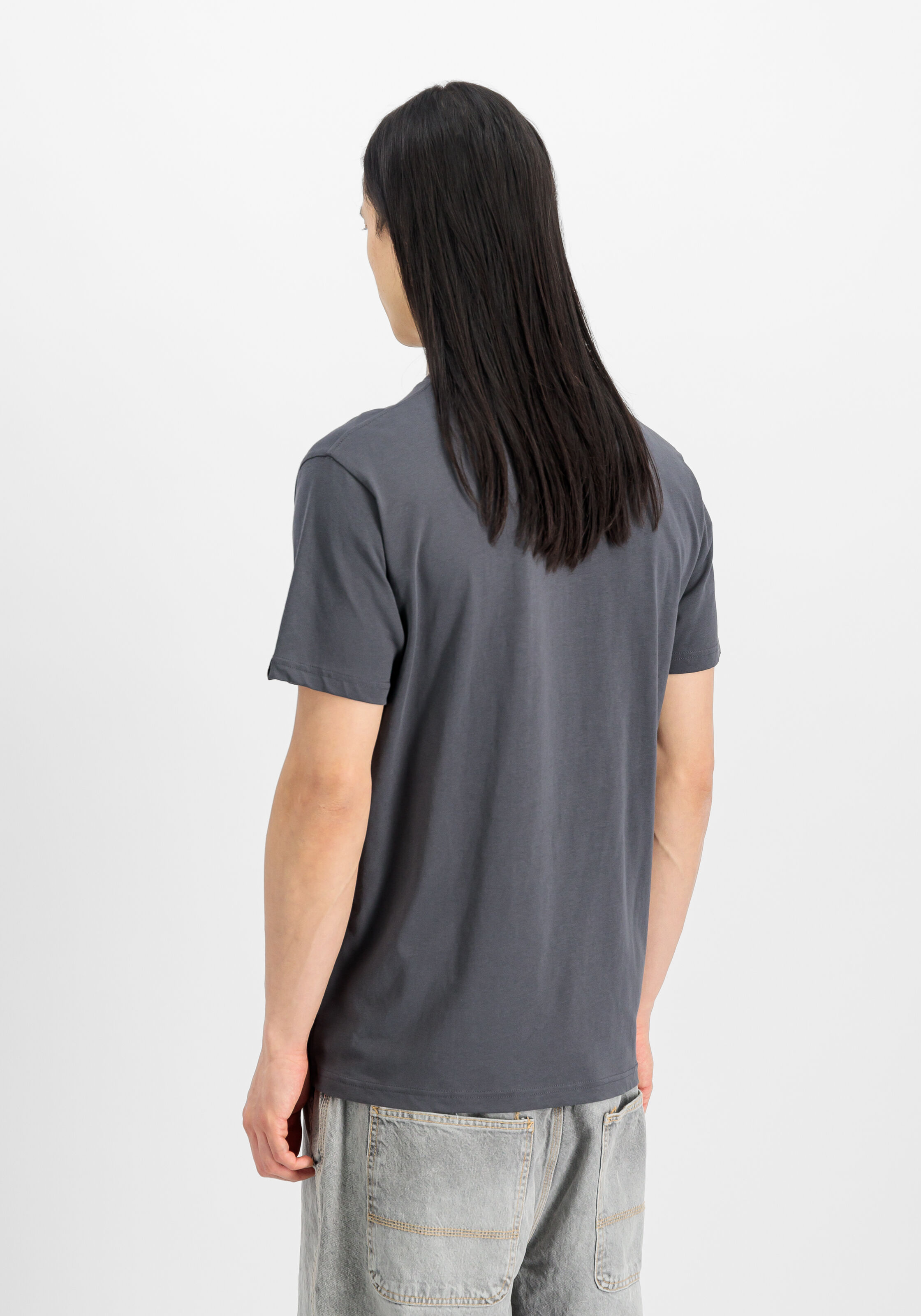 Alpha Hawaii T-Shirt vintage grey 156525_684_2_model_00004_147295