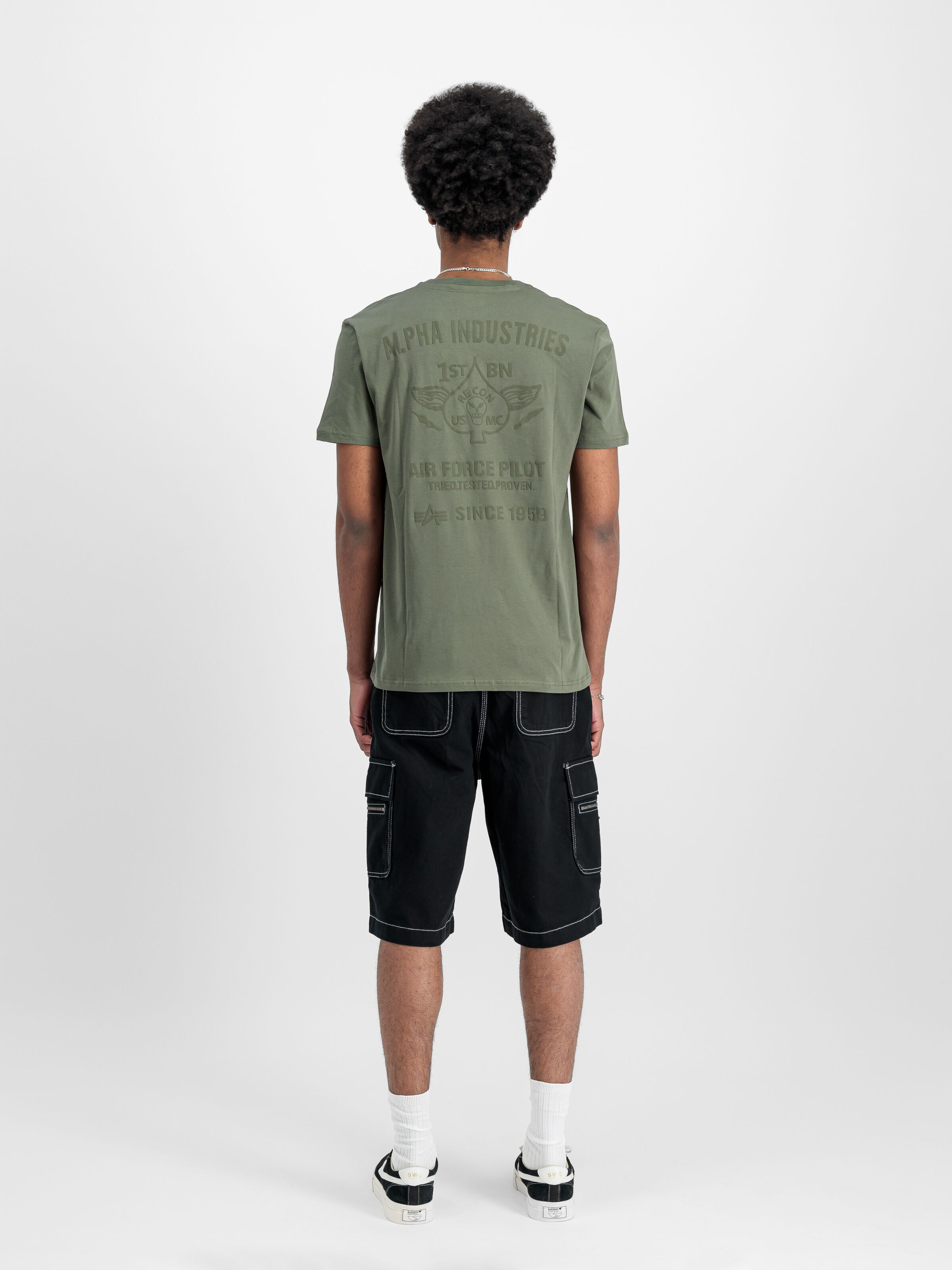 Air Force Pilot T-Shirt dark olive 138505_142_2_model_00002_131068