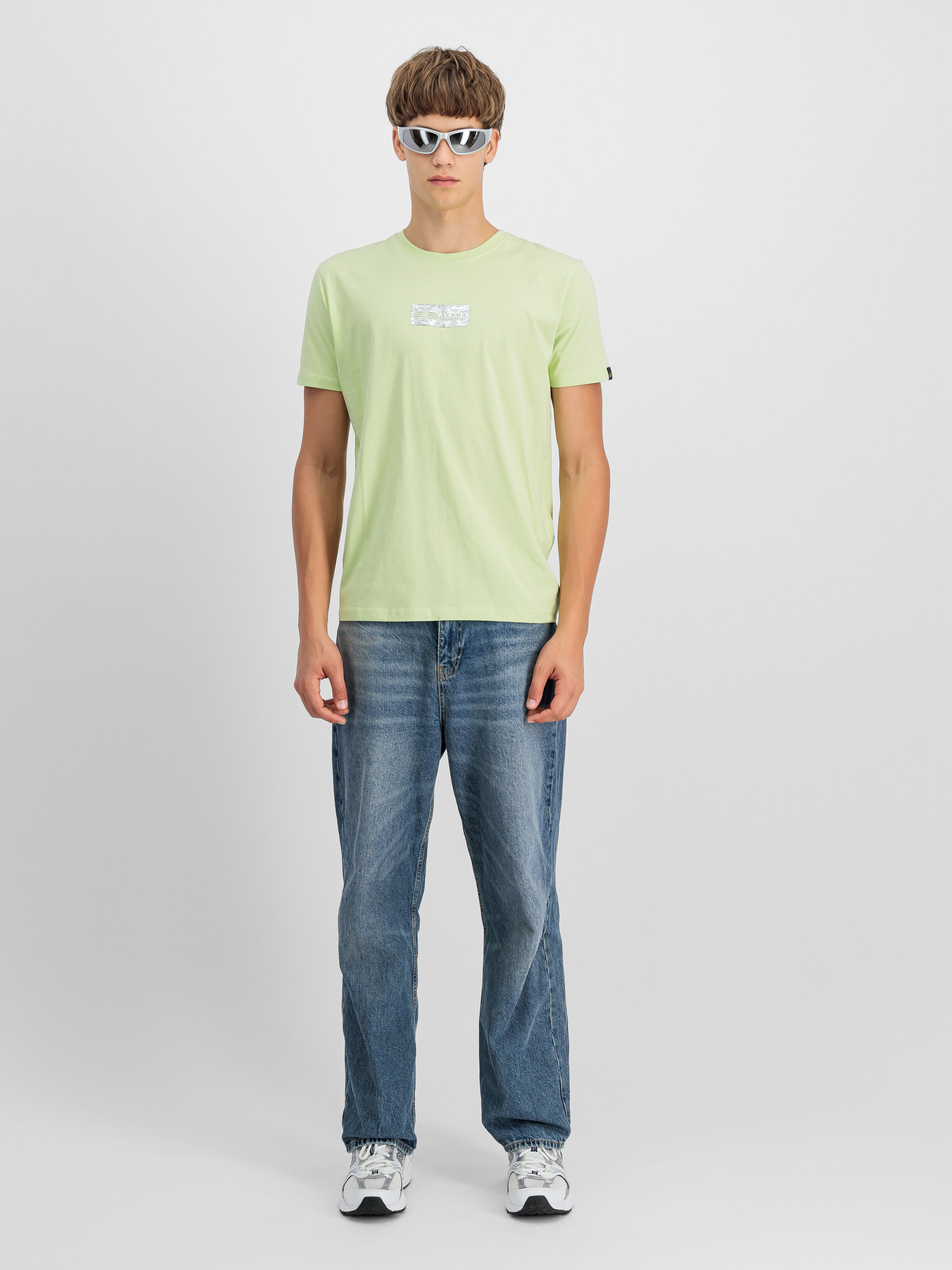 Metal Plate T-Shirt Arctic Lime 148514_722_2_model_00001_107139