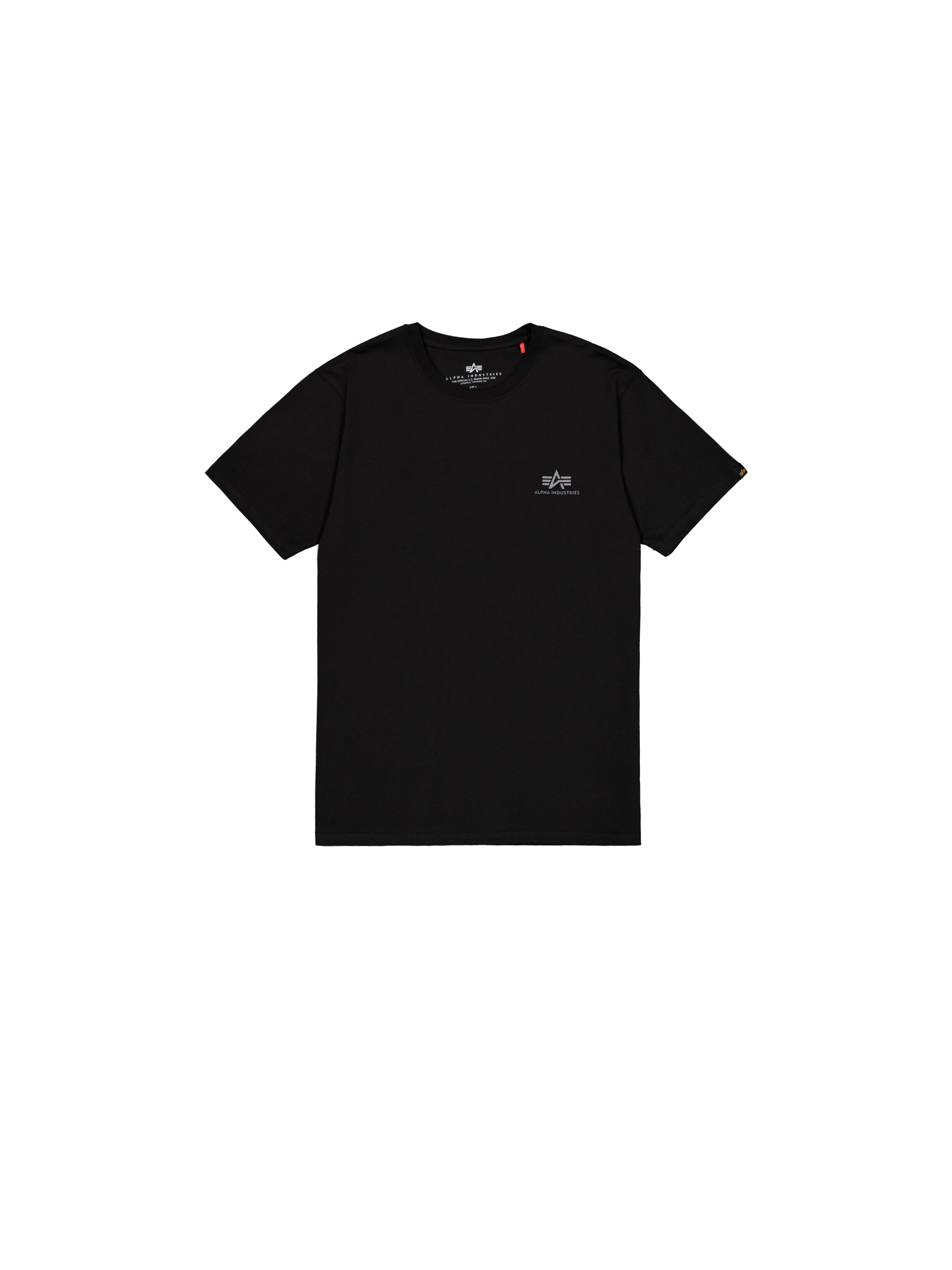 Backprint Reflective Print T-Shirt black/reflective 128507RP_285_1_flatlay_00001_198204.png