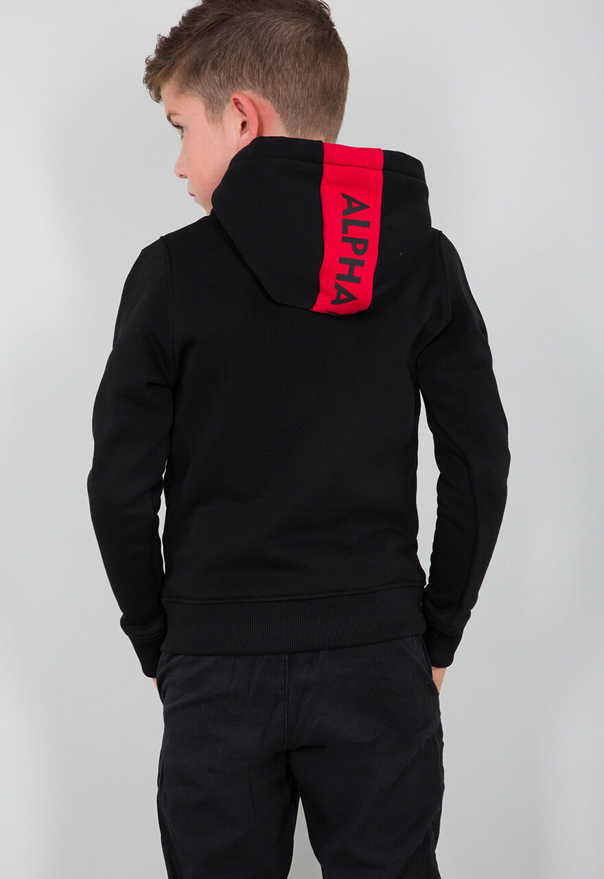 Red Stripe Hoodie Kids