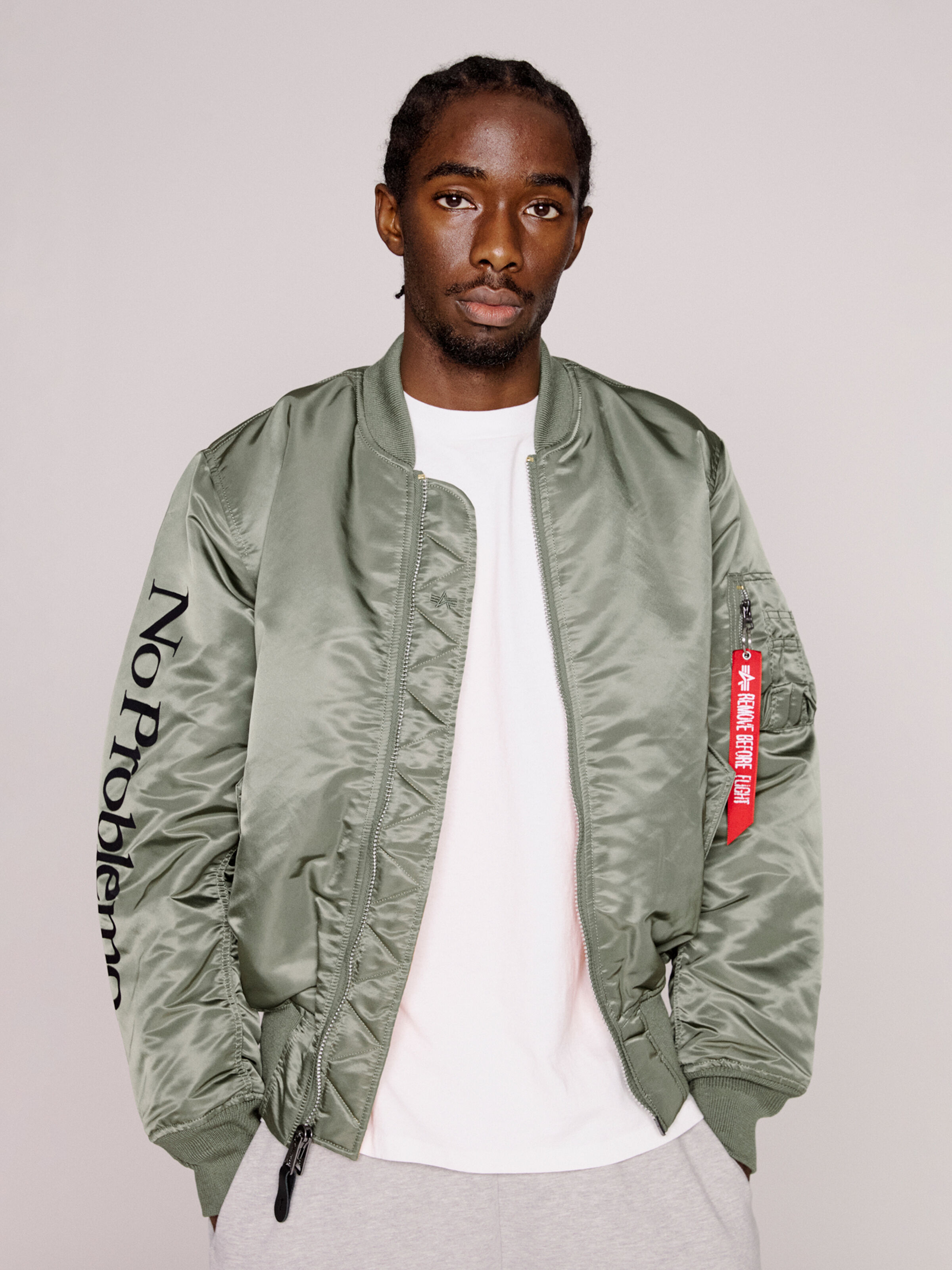 ALPHA X NO PROBLEMO NO WAR MA-1 sage-green 258160_01_2_model_00001_194060