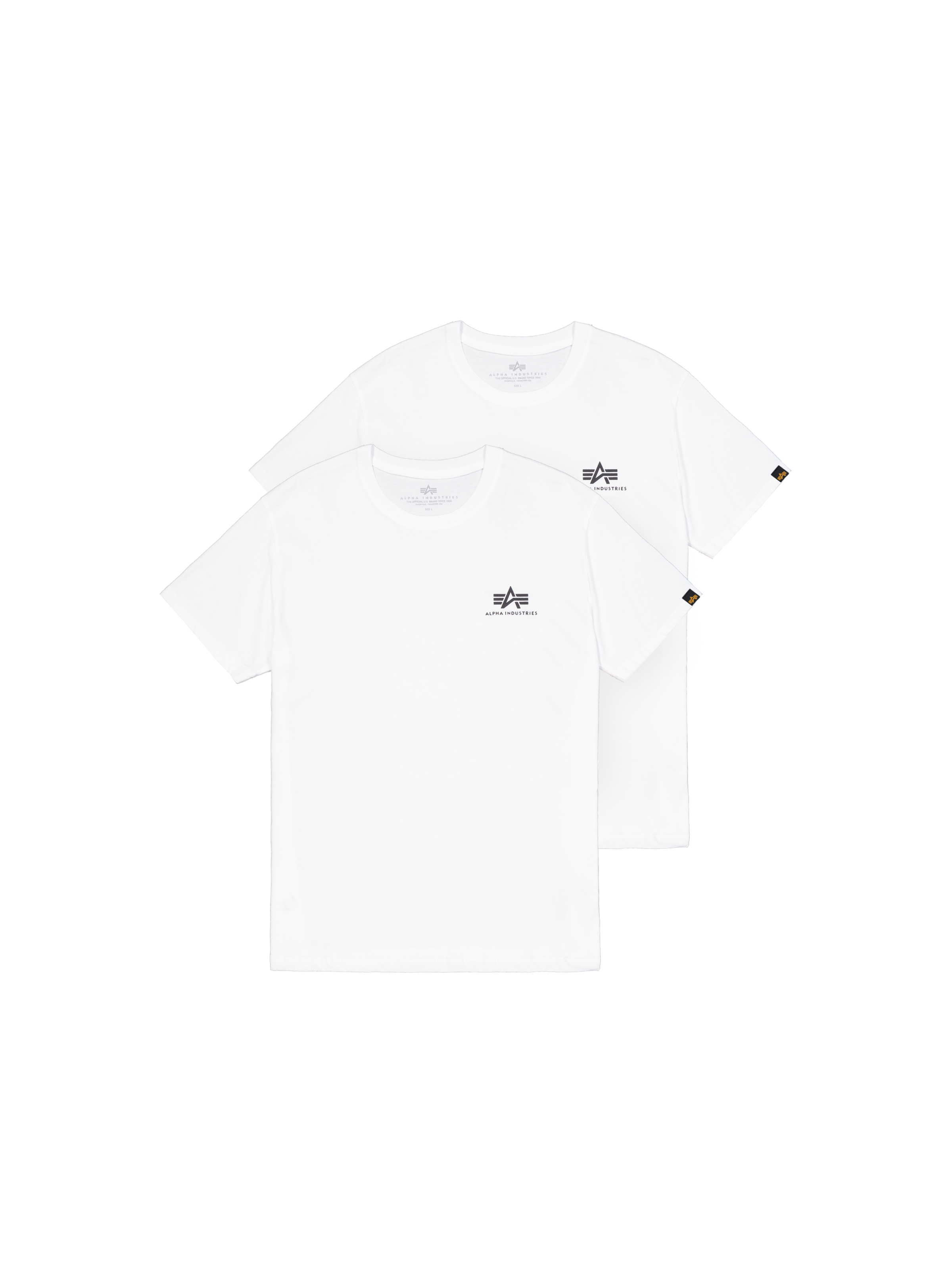 Basic Small Logo T-Shirt 2 Pack white 258500_09_1_flatlay_00001_117467.png