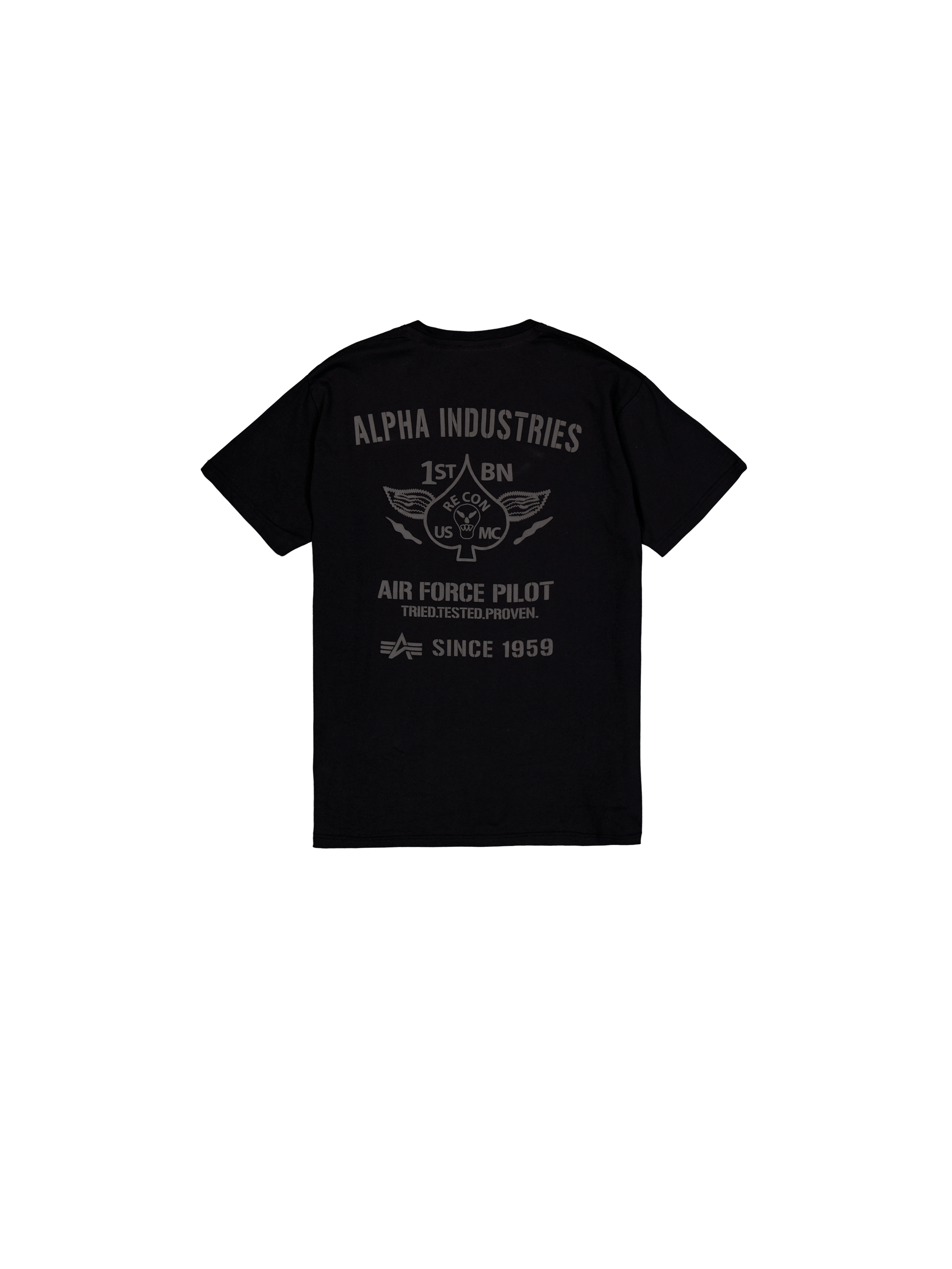 Air Force Pilot T-Shirt black 138505_03_1_flatlay_00002_98015
