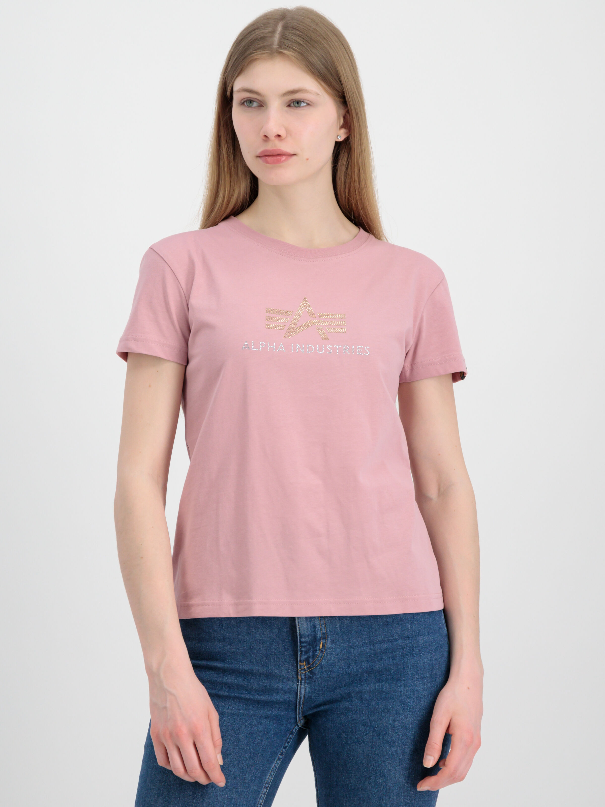 Crystal T-Shirt Women silver pink 136063_397_alpha_industries_crystal_t_wmn_001_182562