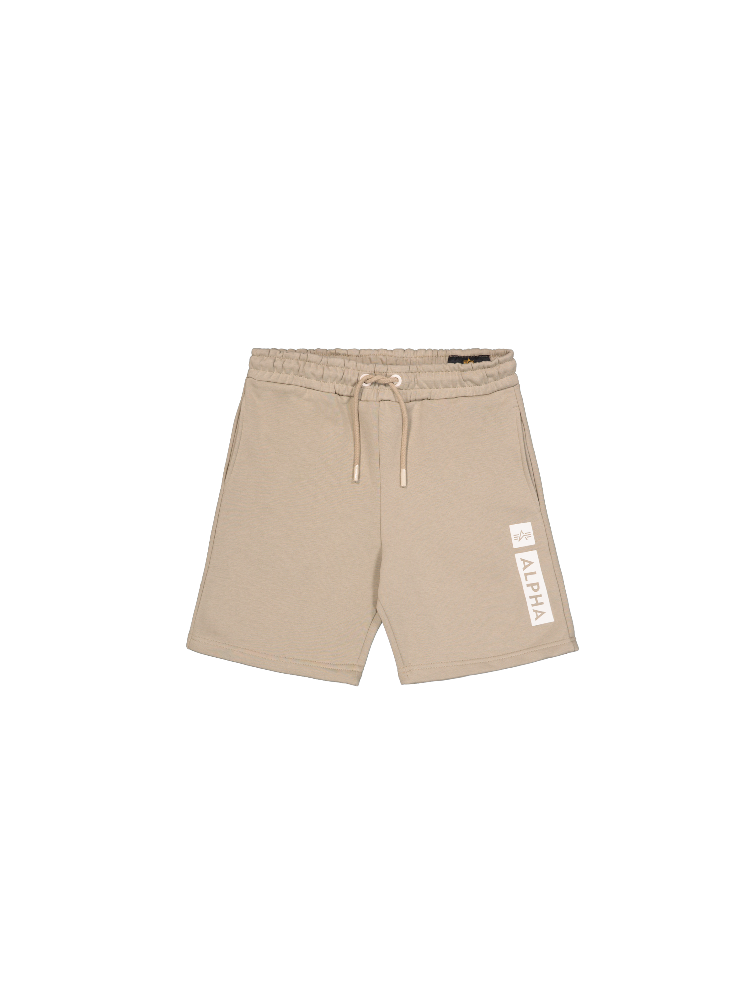 Alpha Puff Print Short vintage sand 146365_679_1_flatlay_00001_225014