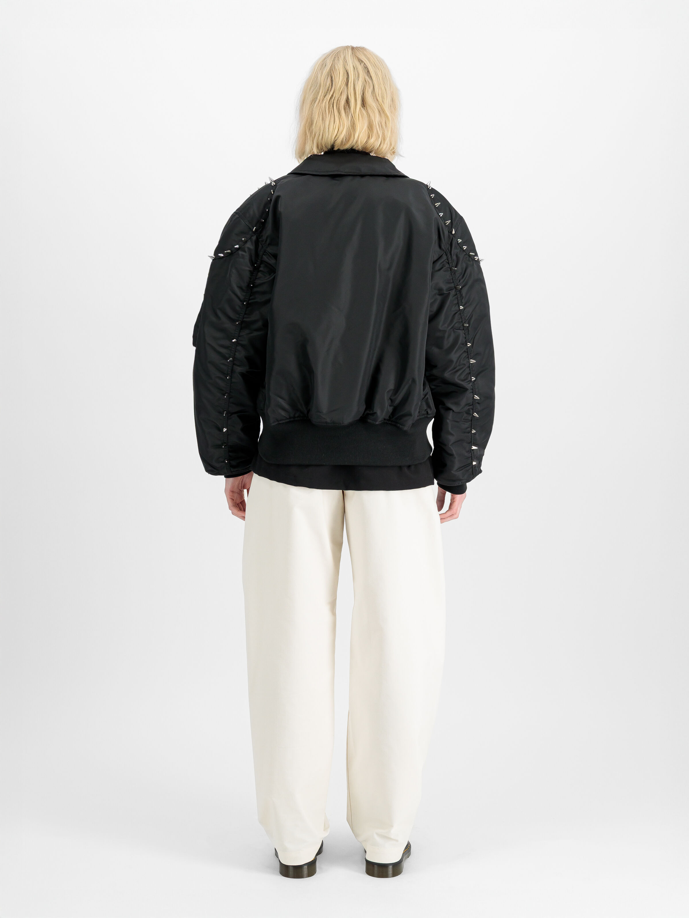 ALPHA x THUG CLUB CWU-45P STUD Bomber Jacket black 258152_03_2_model_00002_209968
