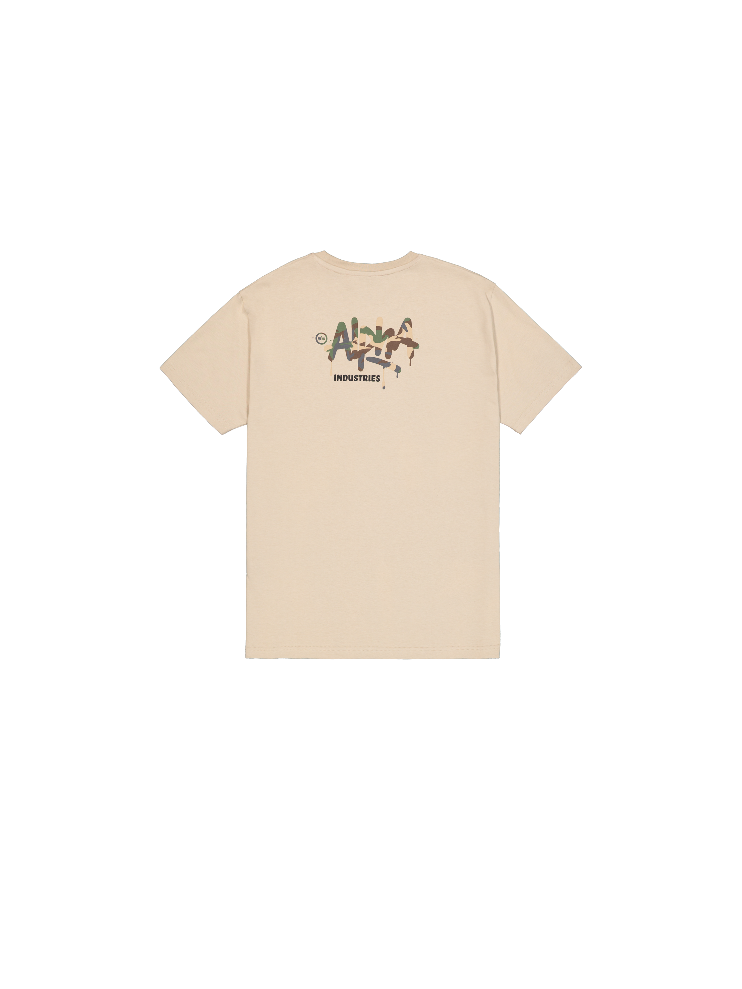 Alpha Signature Camo T-Shirt organic beige 266554C_627_1_flatlay_00002_200047