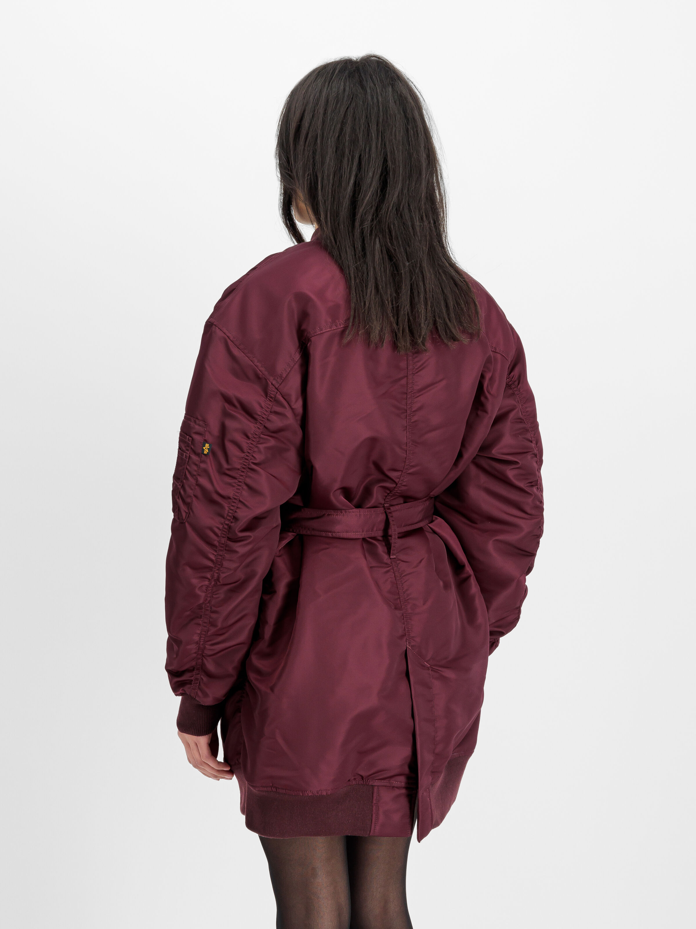 MA-1 Coat Bomber Jacket Women dark cherry 258011_608_2_model_00003_165291
