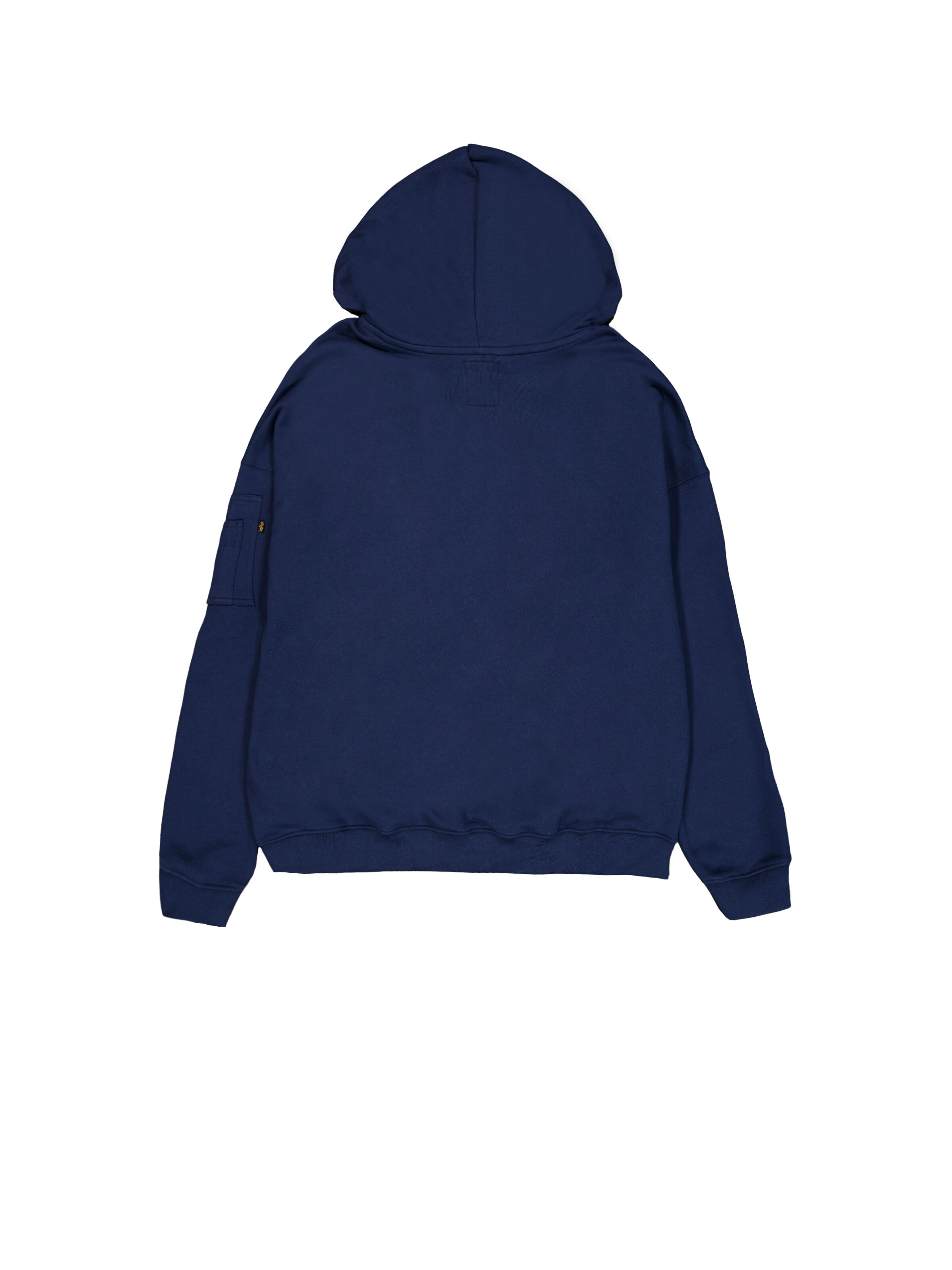 Alpha Essentials Rubber Logo Hoodie ultra navy 146335_697_1_flatlay_00002_101335