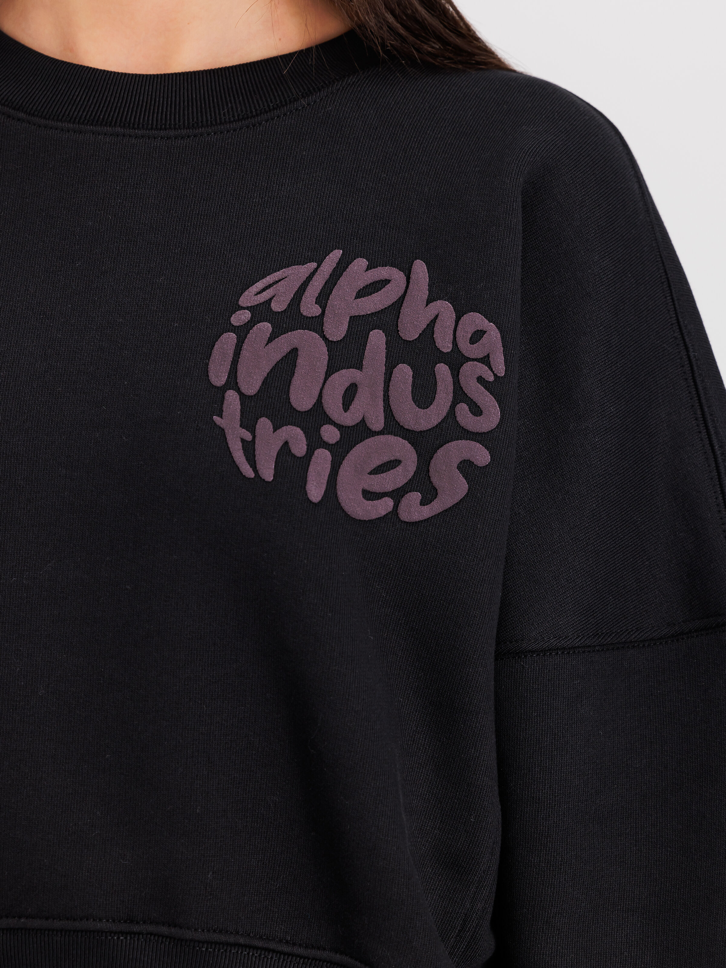 Logo Sweatshirt Women black 148030_03_3_detail_00001_103921