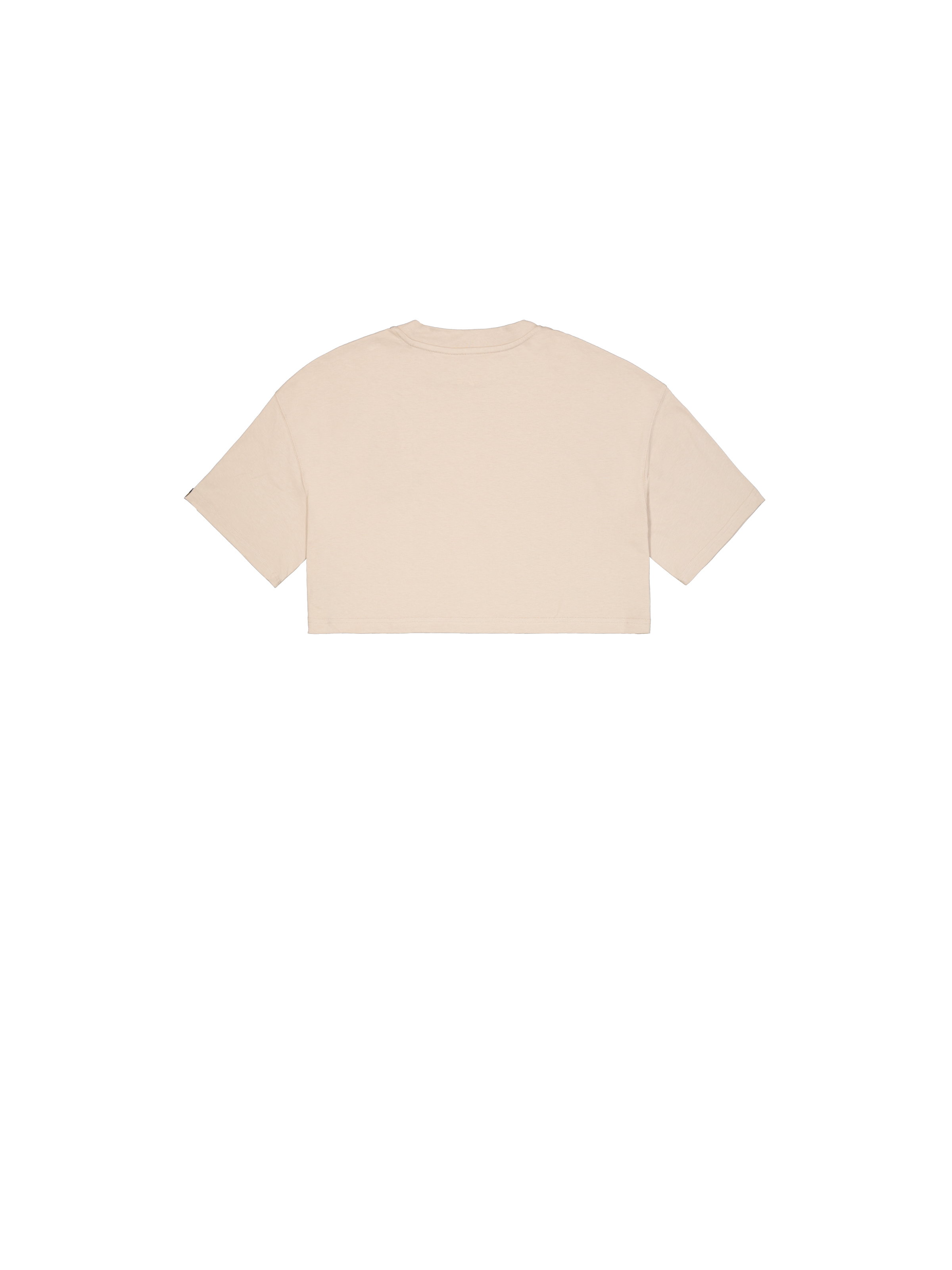 Basic Small Logo Cropped PP T-Shirt Women organic beige 258062_627_1_flatlay_00002_165314