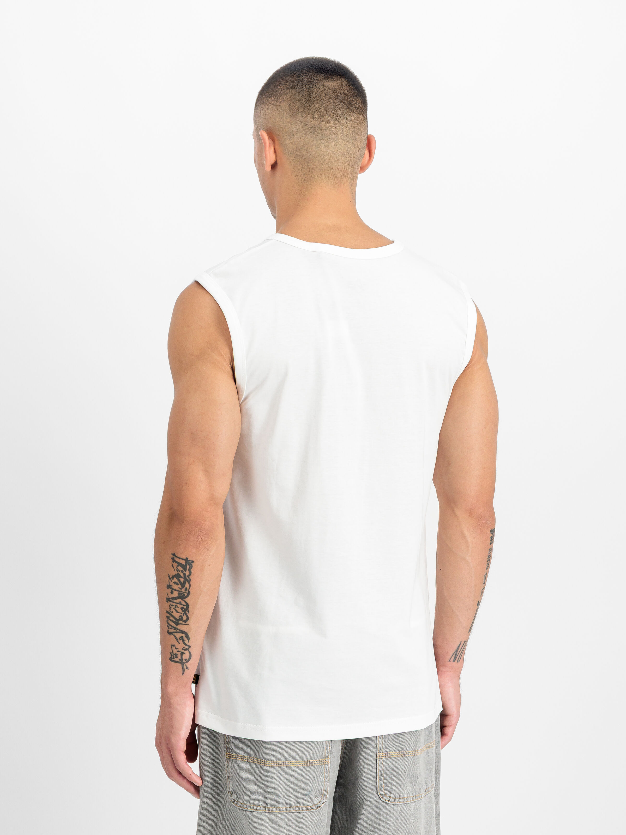 Basic Big Logo Puff Print Tank white 266561_09_2_model_00003_215293