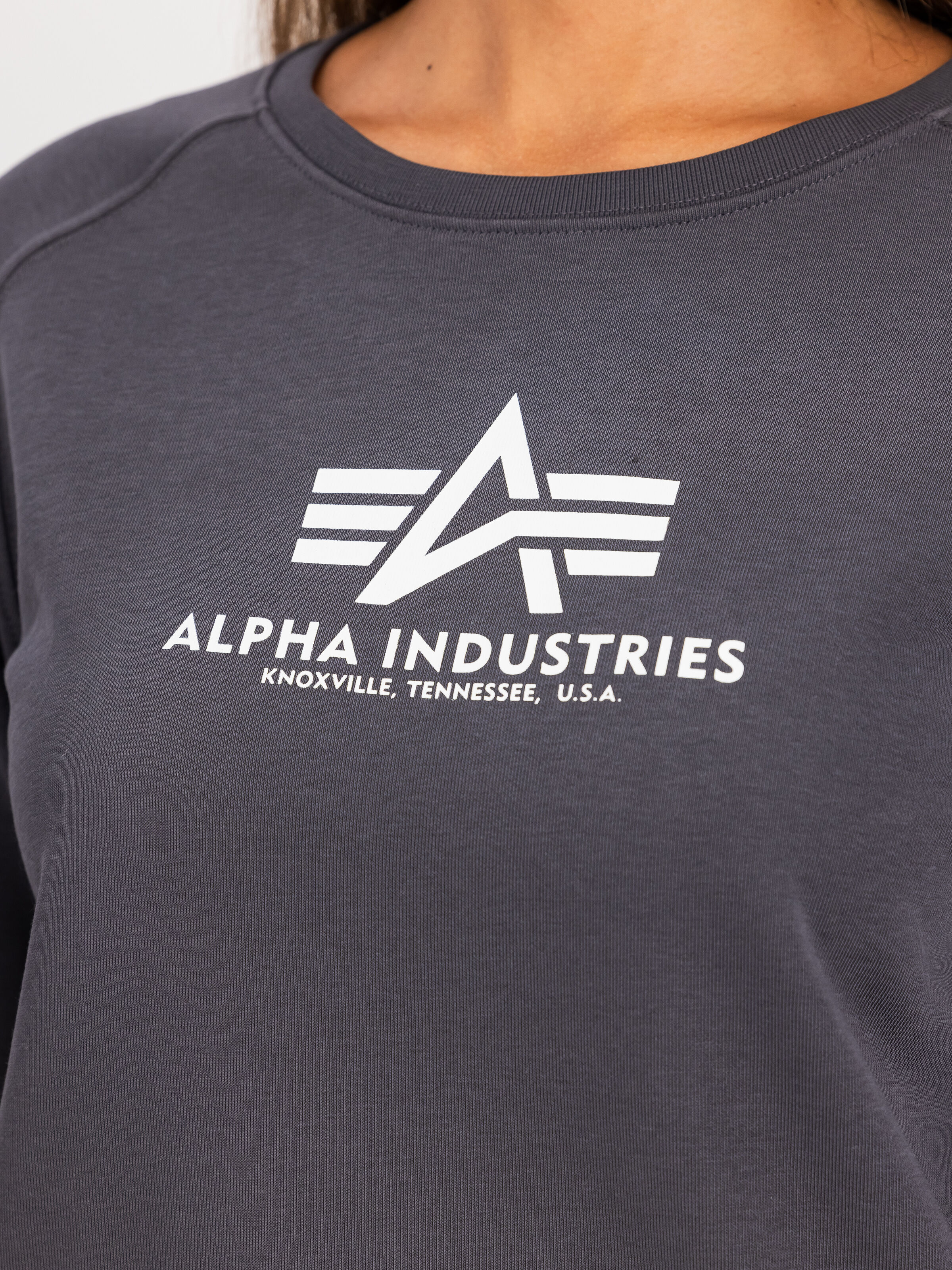 New Basic Big Logo Sweatshirt Women  vintage grey 196031_684_3_detail_00001_192291