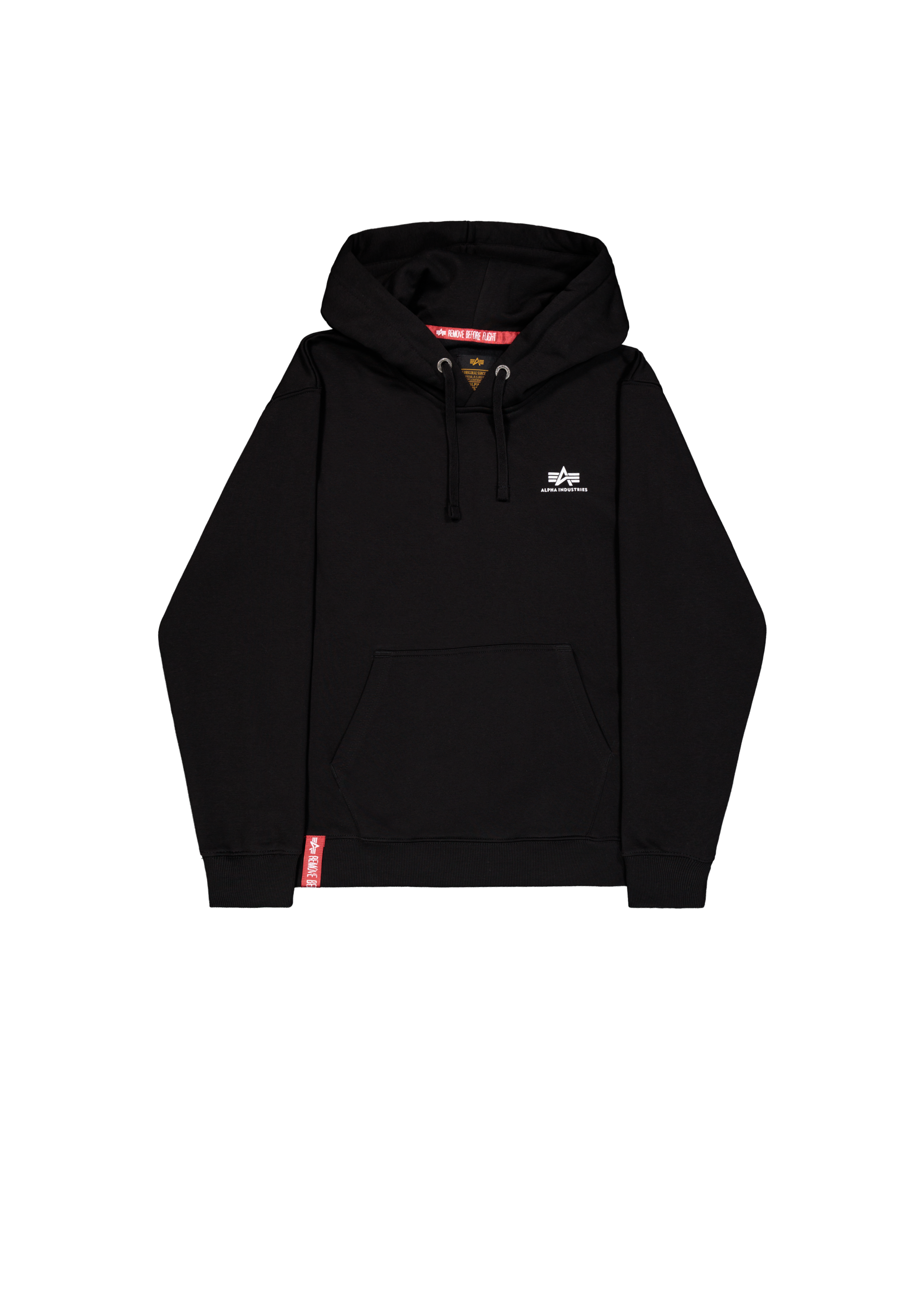 Basic Small Logo Hoodie black