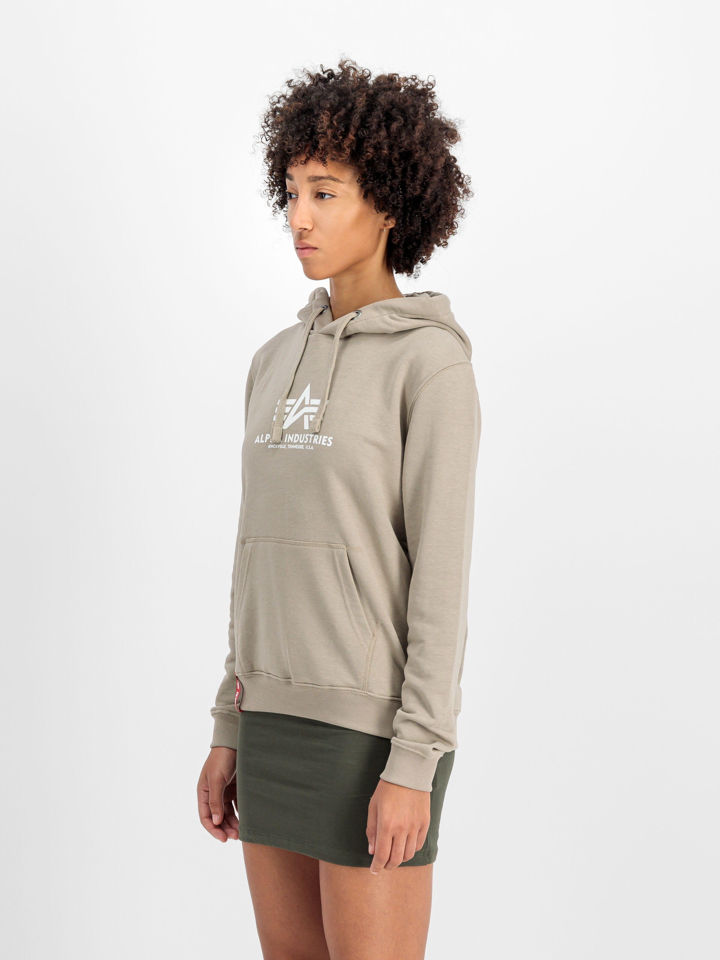 New Basic Big Logo Hoodie Women vintage sand 196032_679_2_model_00003_112494