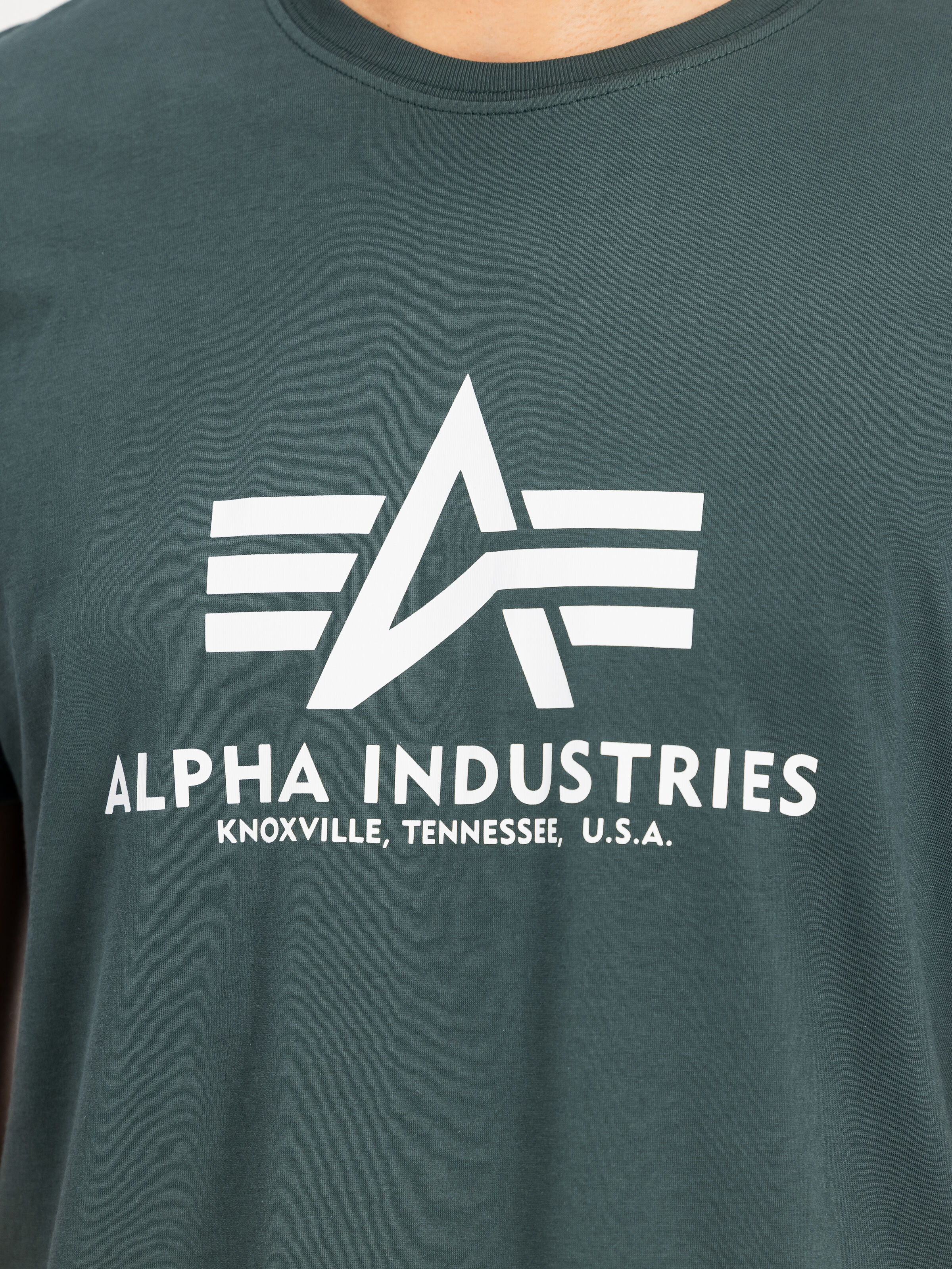 Basic Big Logo T-Shirt navy green 100501_610_3_detail_00001_185695