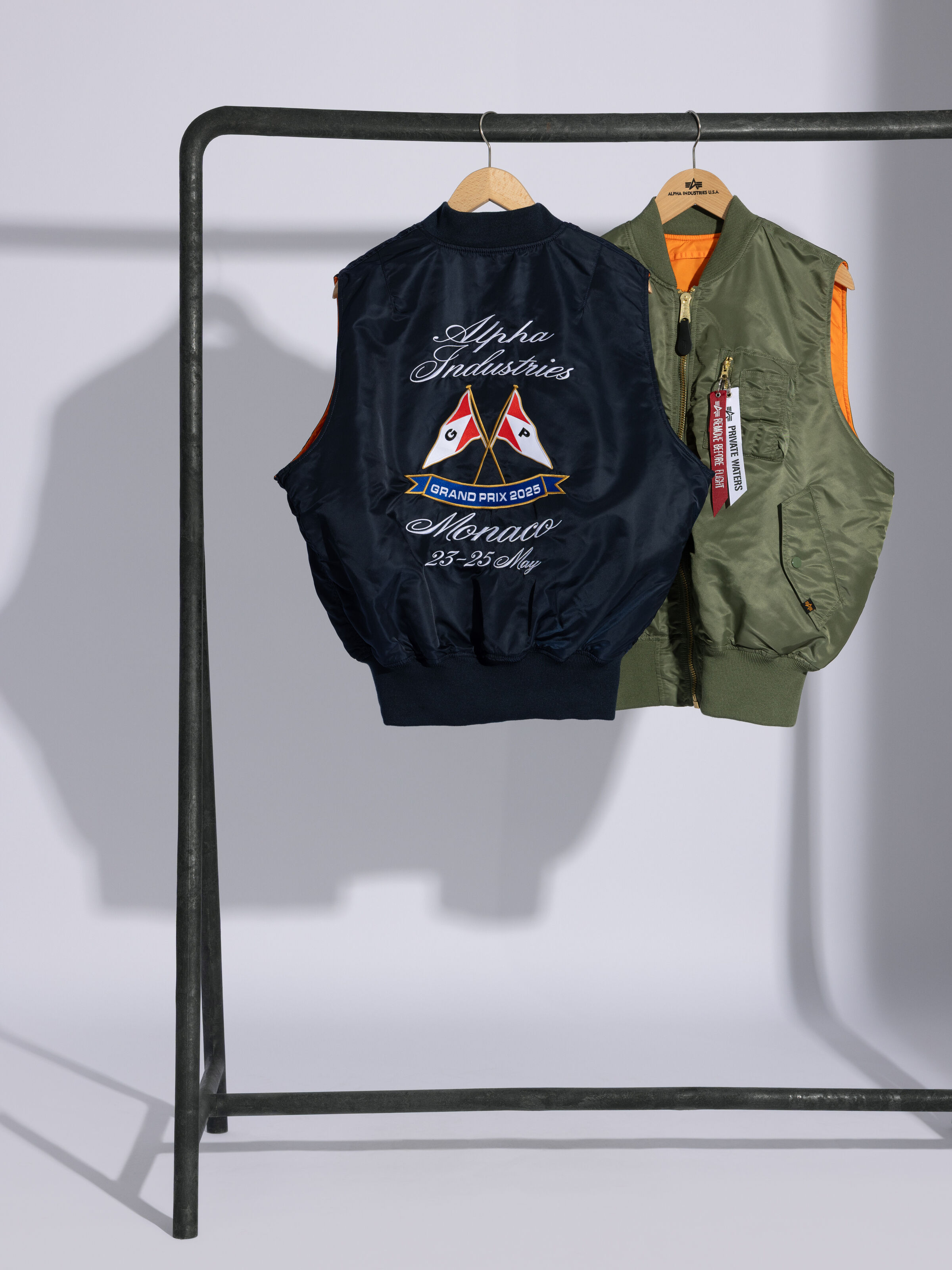 Monaco Grand Prix Private Waters MA-1 Vest rep.blue 156163_07_3_detail_00006_181357