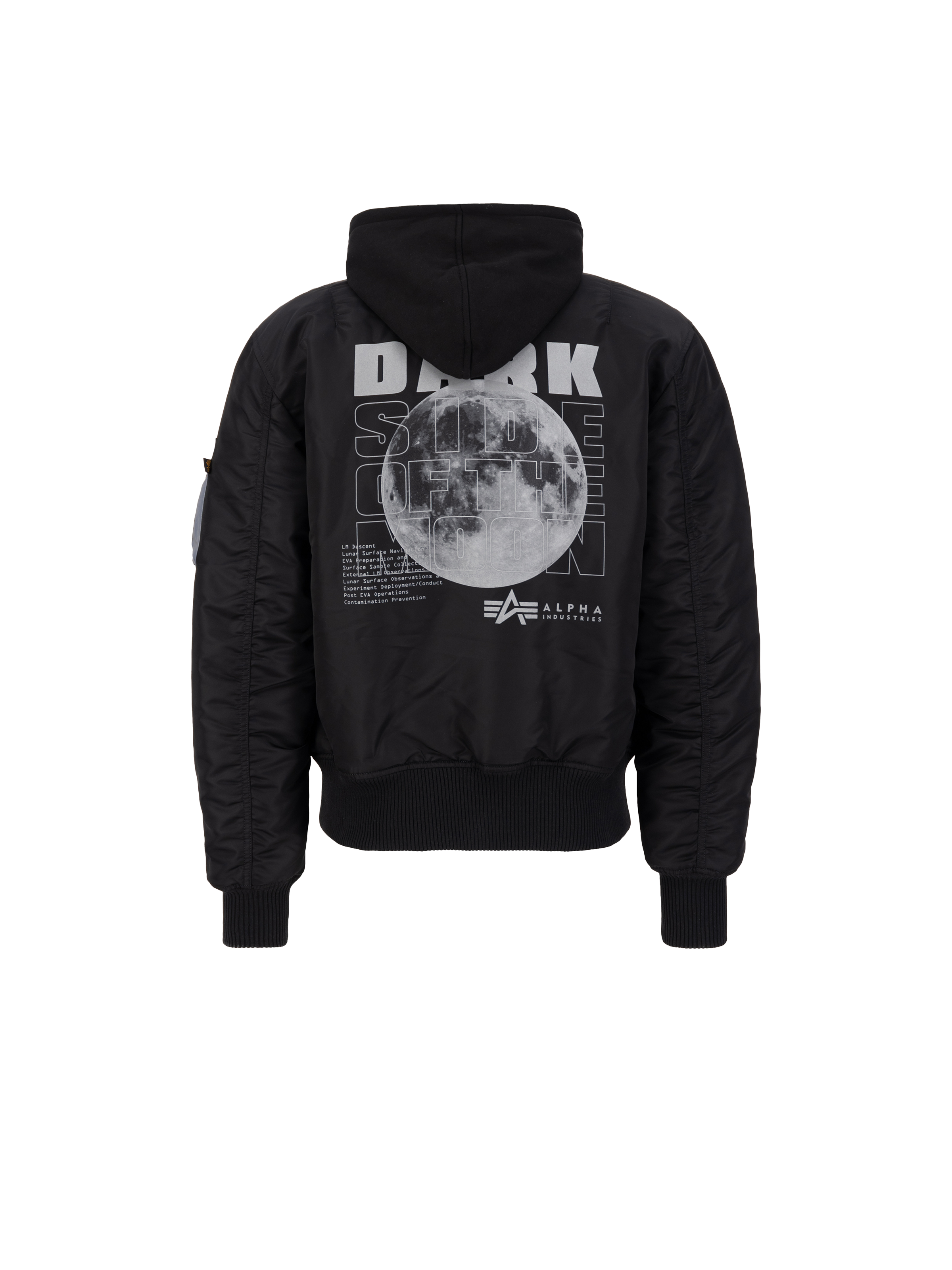 MA-1 VF Hood Dark Side Bomber Jacket black/reflective 108108_285_001_133643