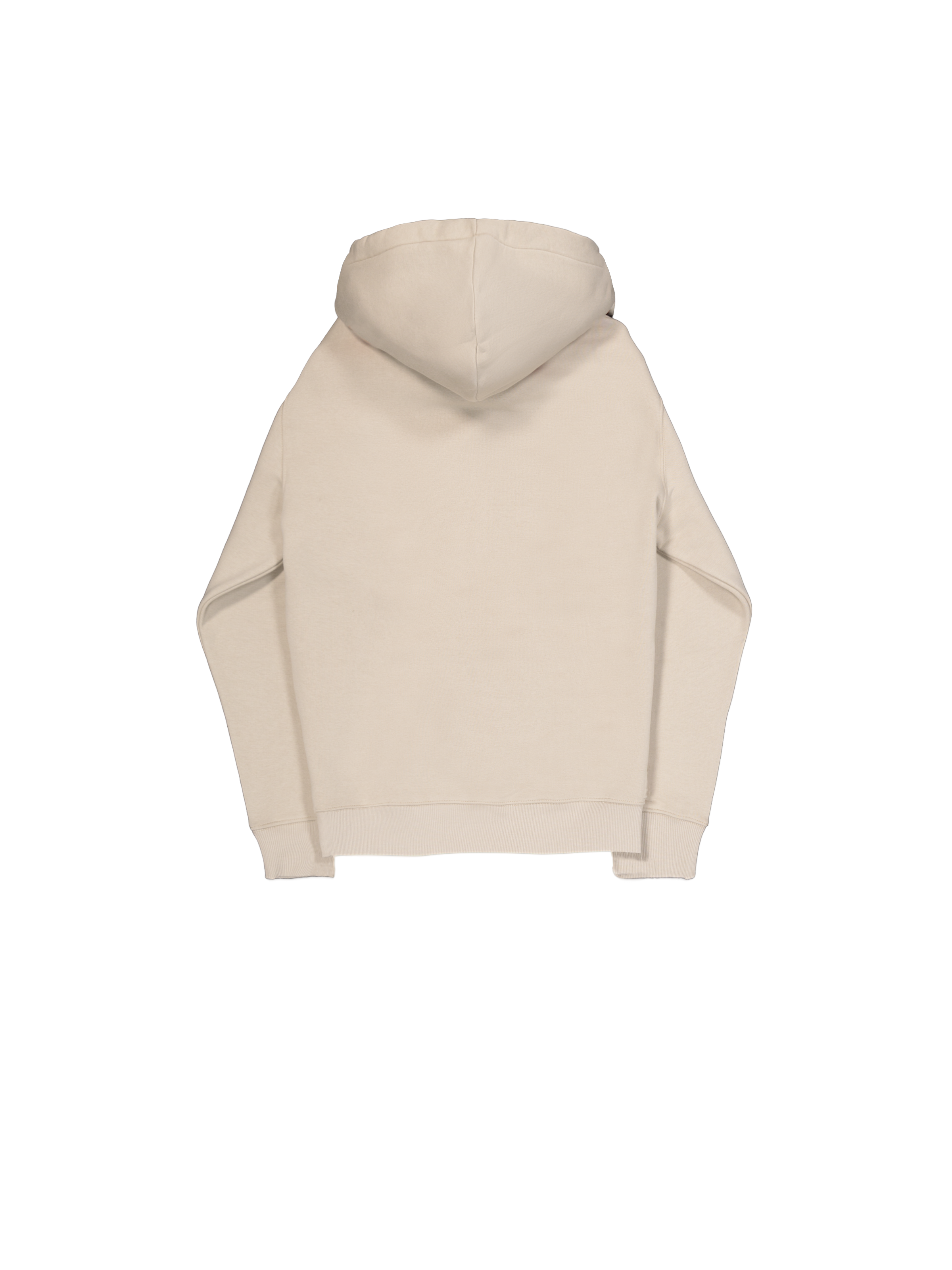 Basic Small Logo Zip Hoodie organic beige 118342_627_1_flatlay_00002_160867