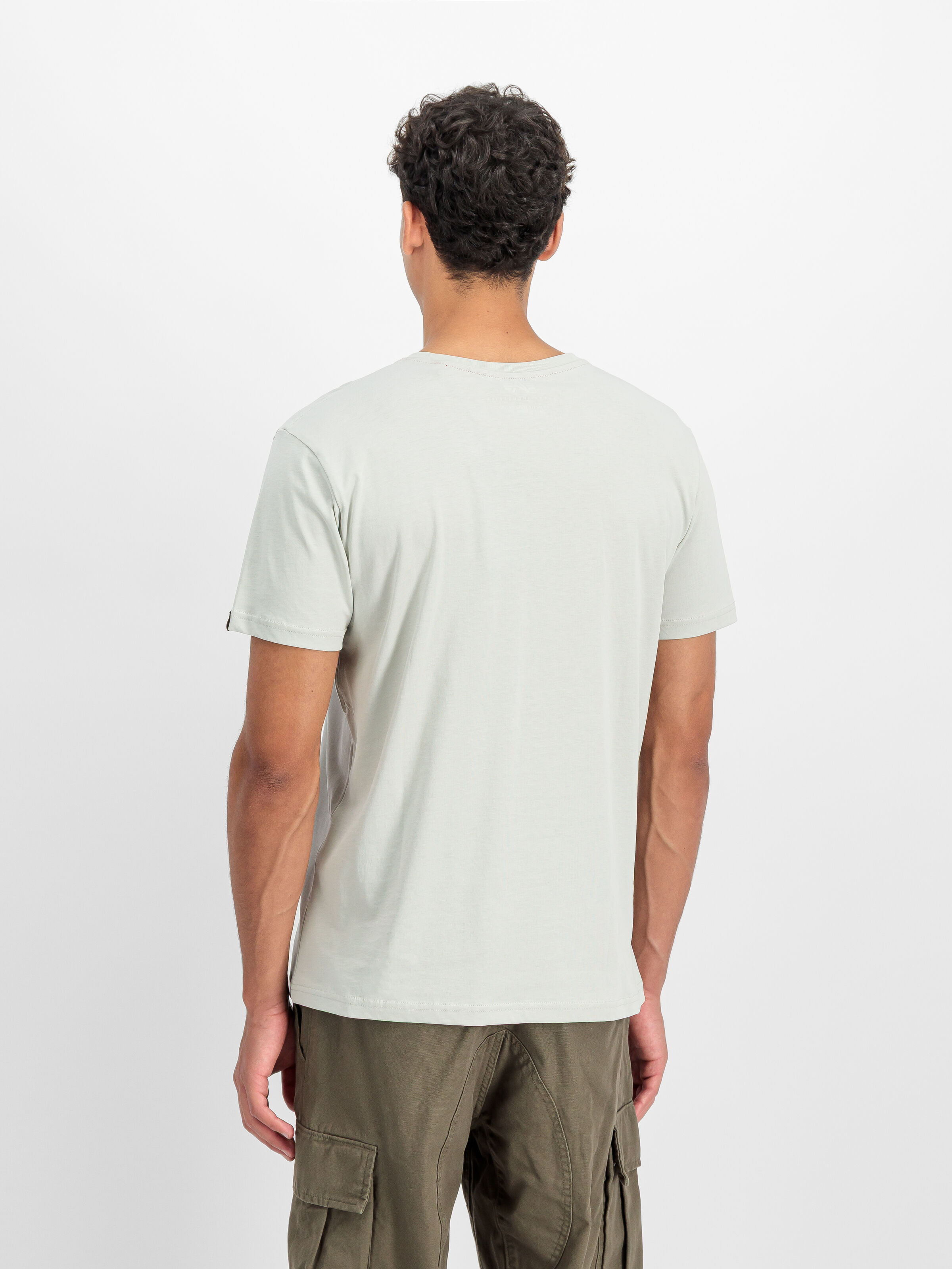 Alpha Label T-Shirt stone 118502_10_2_model_00003_197112